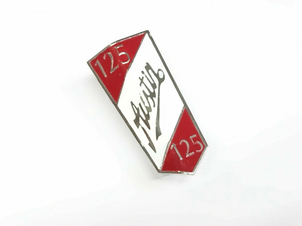 Vintage Car Austin 125 Badge Decal Emblem