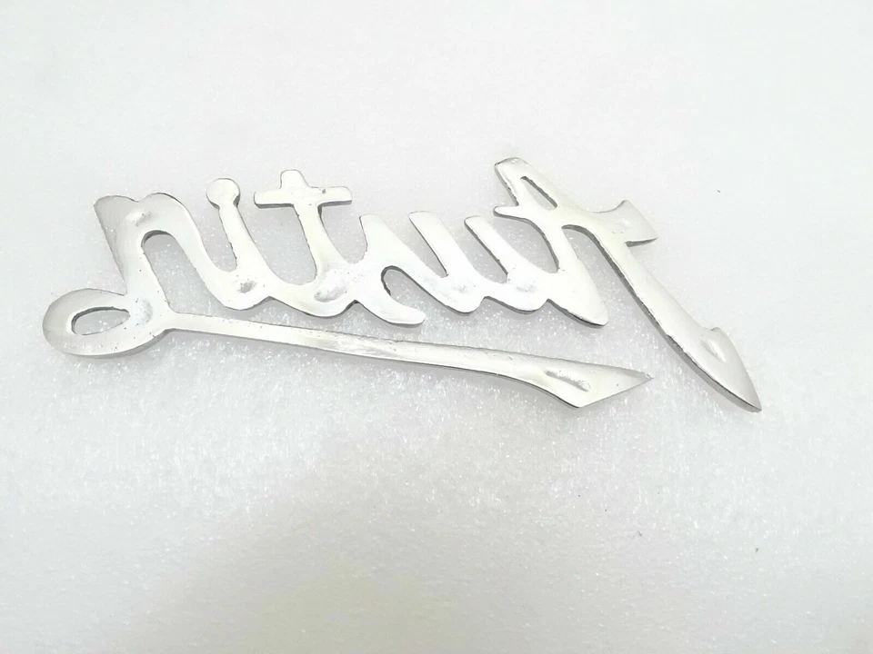 Vintage Car Austin Chromed Badge/Emblem (Small)