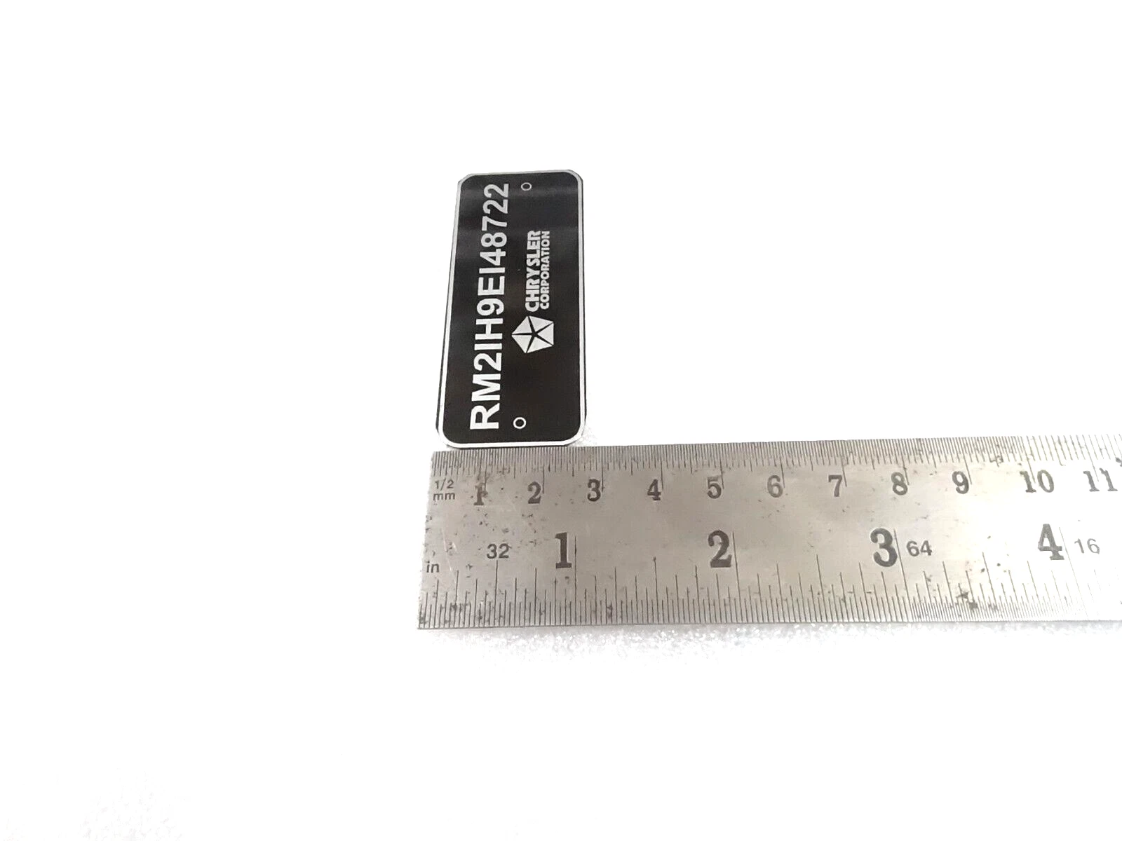 DATA PLATE FITS TO EARLY PLYMOUTH CHRYSLER CARS #V393-8