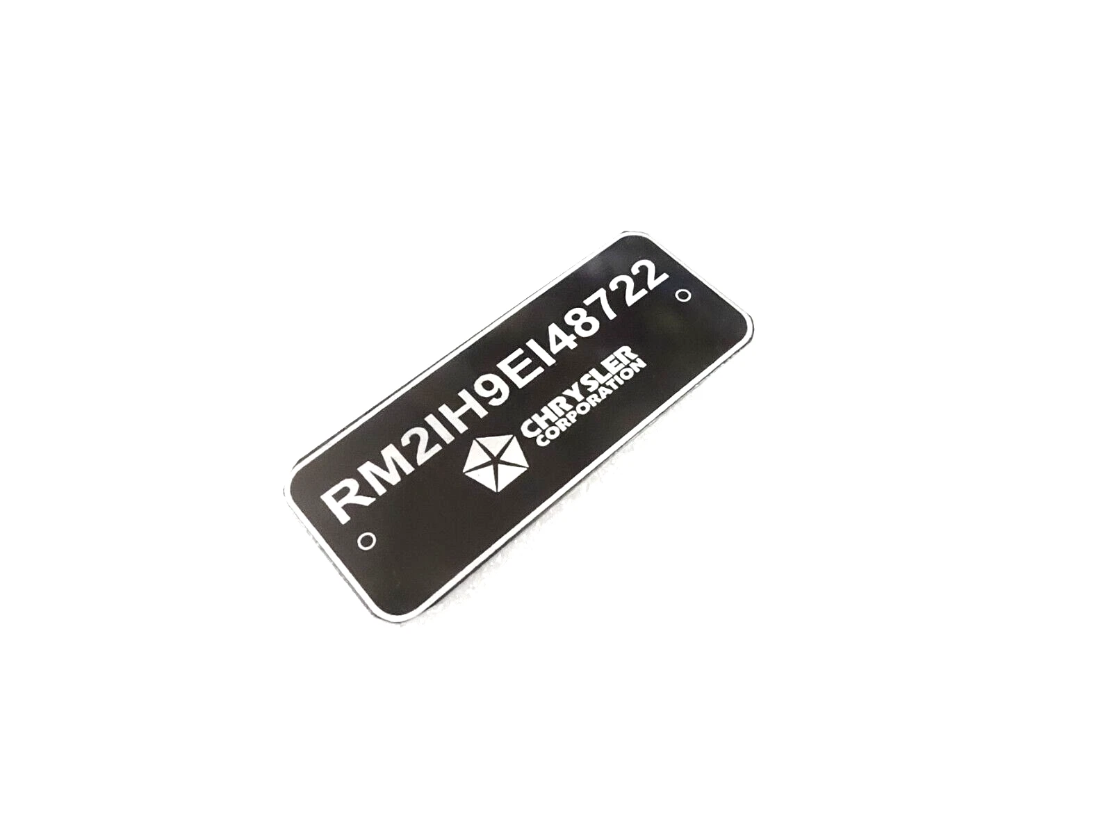 DATA PLATE FITS TO EARLY PLYMOUTH CHRYSLER CARS #V393-8