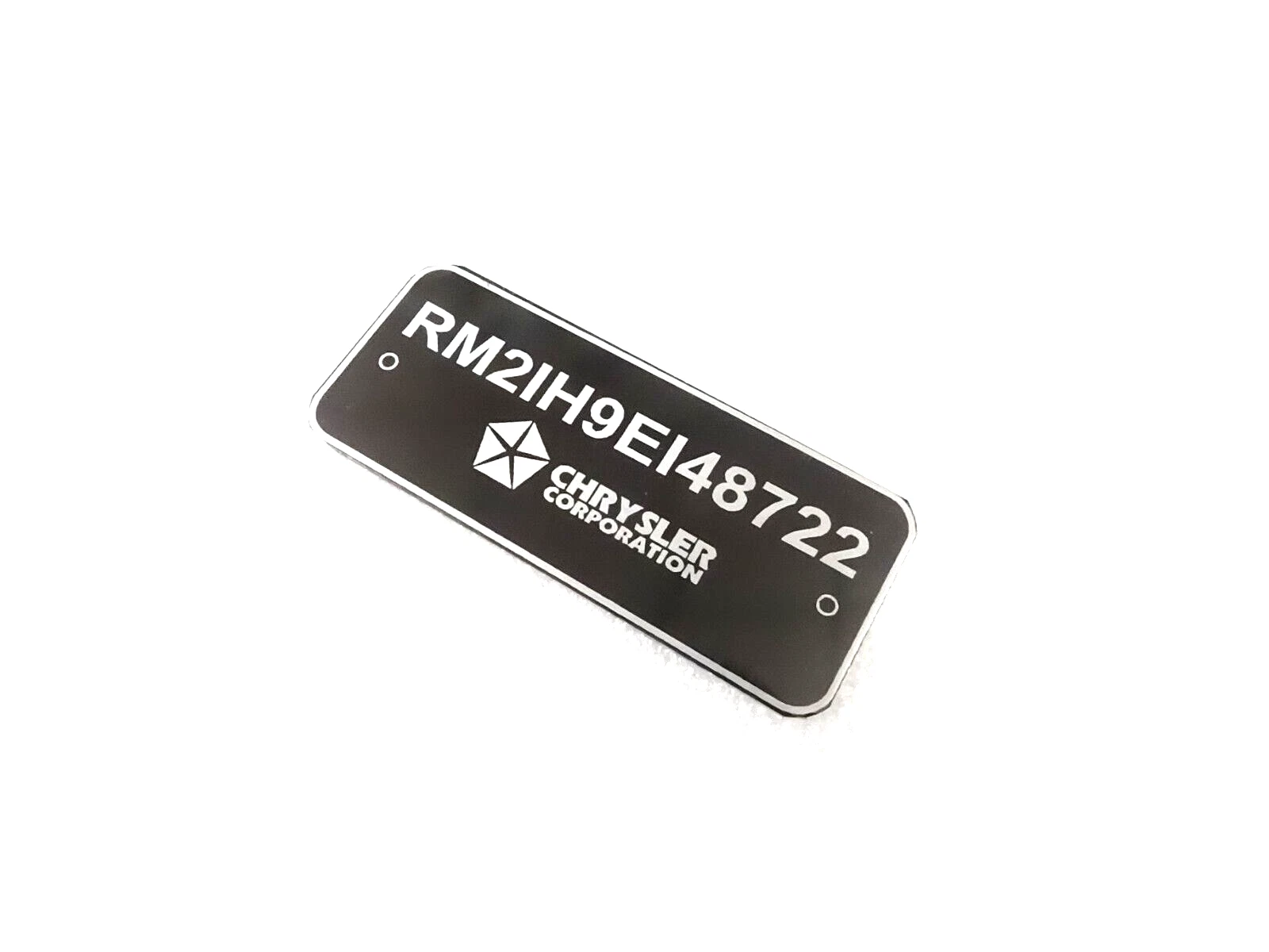 DATA PLATE FITS TO EARLY PLYMOUTH CHRYSLER CARS #V393-8