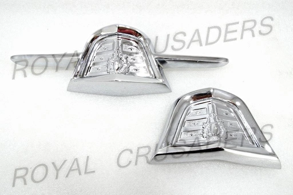 NEW DODGE SUPER DELUXE 1964-67 FRONT & REAR ALLOY BADGES