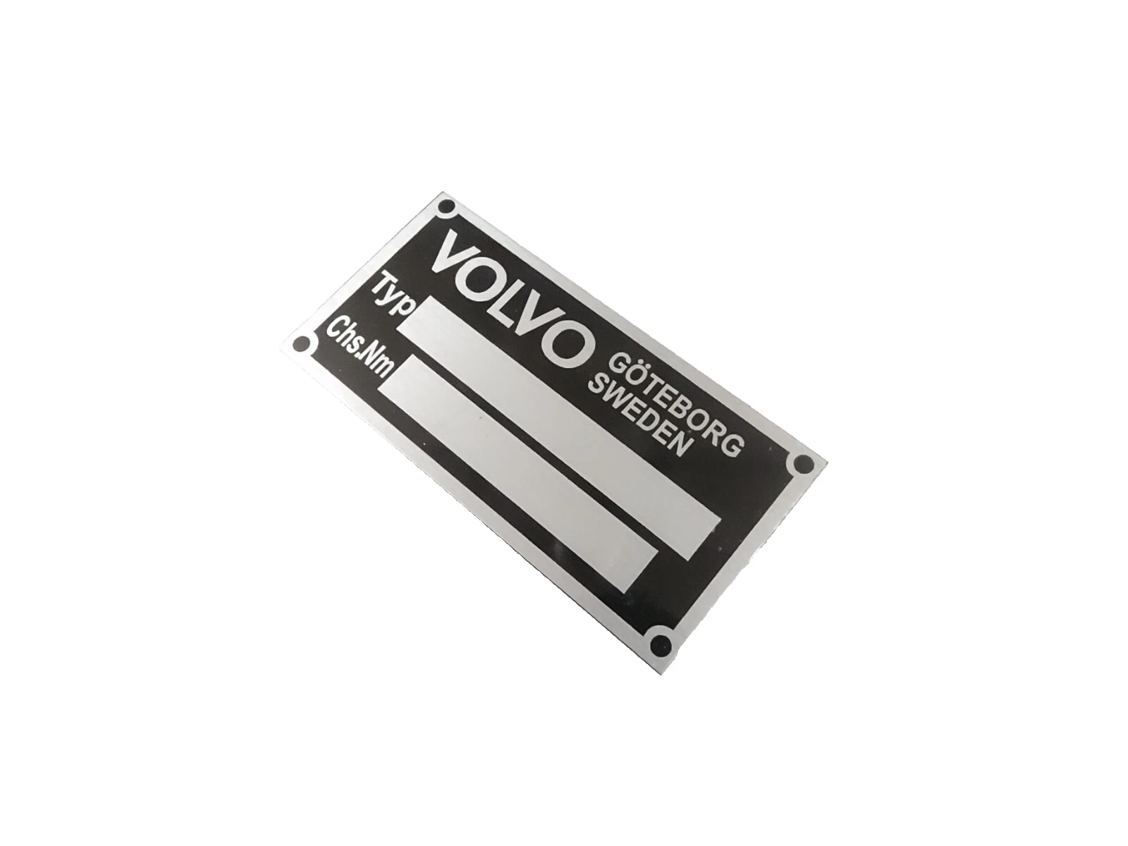 DATA PLATE FITS VINTAGE CLASSIC VOLVO TRUCK #V408-8
