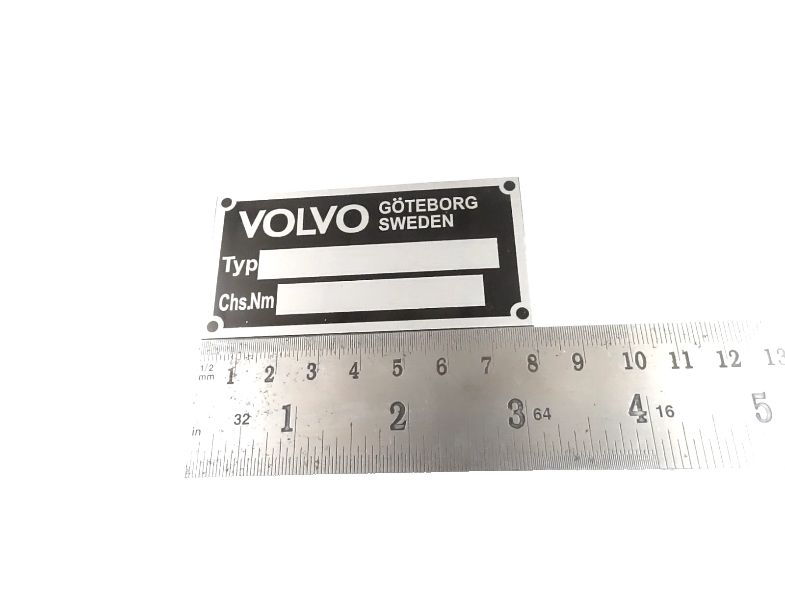 DATA PLATE FITS VINTAGE CLASSIC VOLVO TRUCK #V408-8