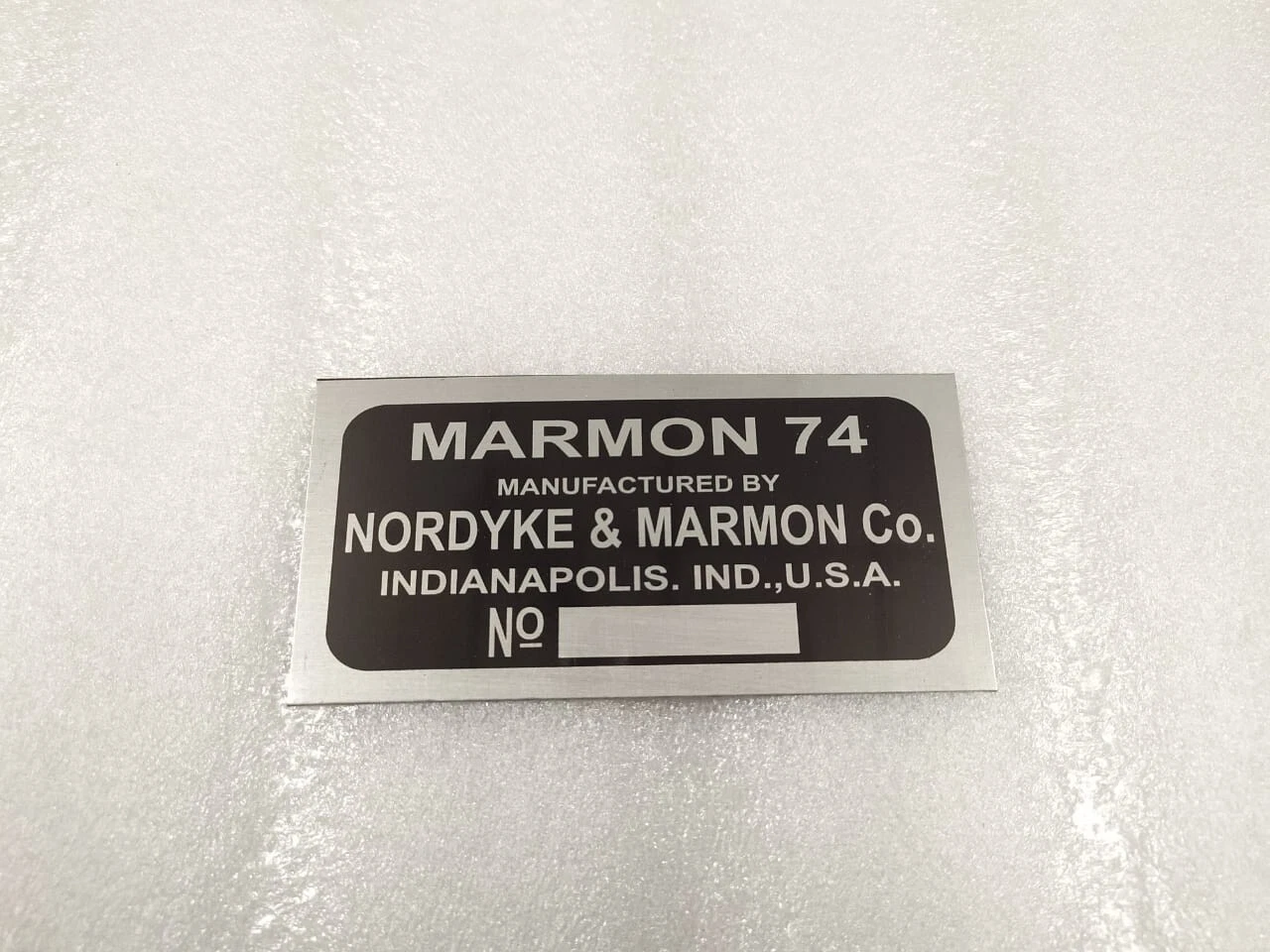 DATA PLATE SET FITS TO VINTAGE CLASSIC MARMON 1926 # V457-8
