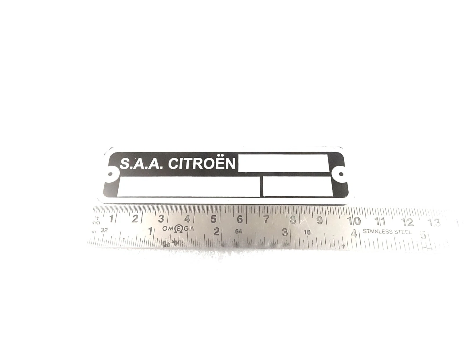 DATA PLATE FITS TO CLASSIC VINTAGE CITROEN #V432-8