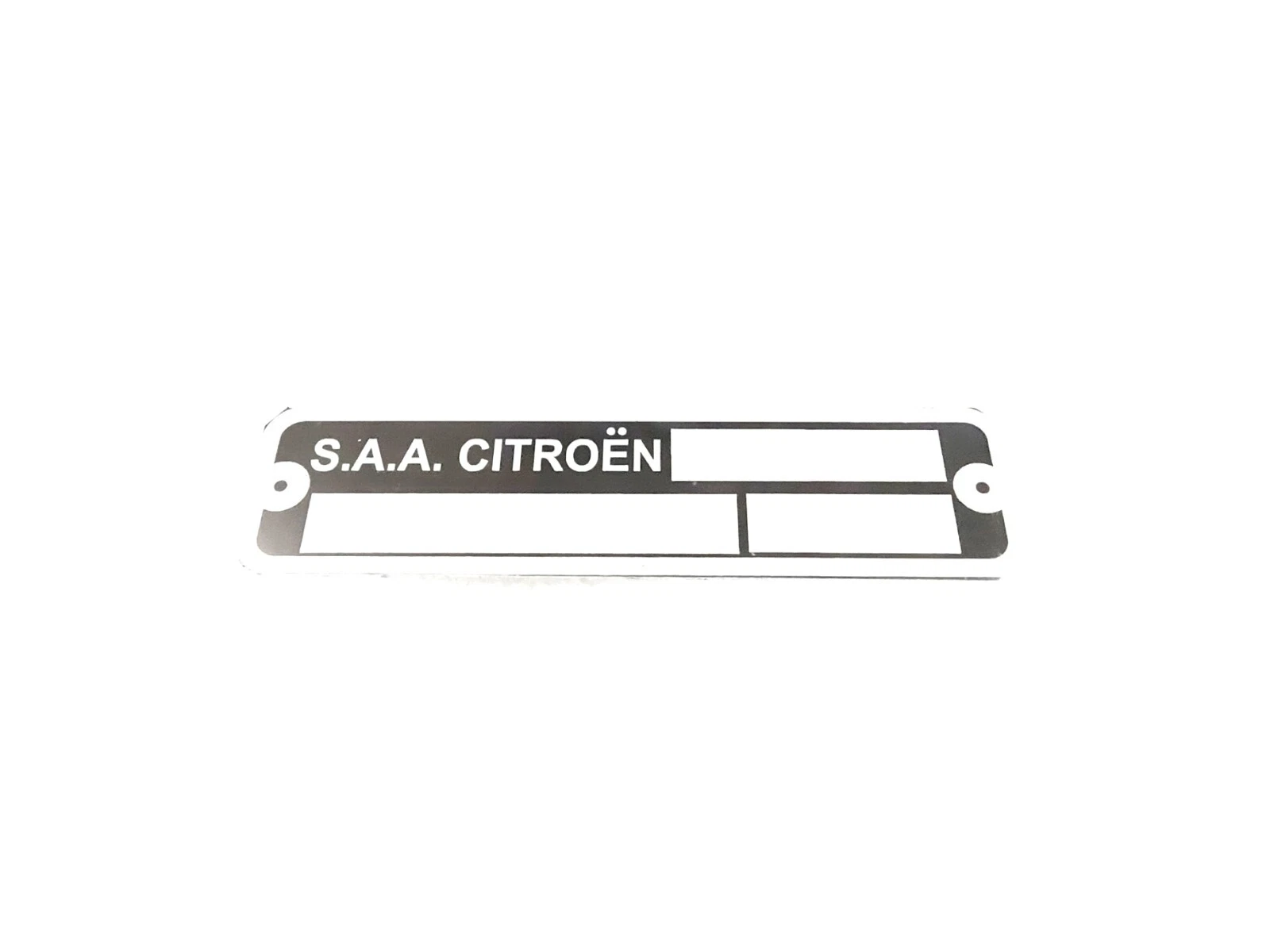 DATA PLATE FITS TO CLASSIC VINTAGE CITROEN #V432-8