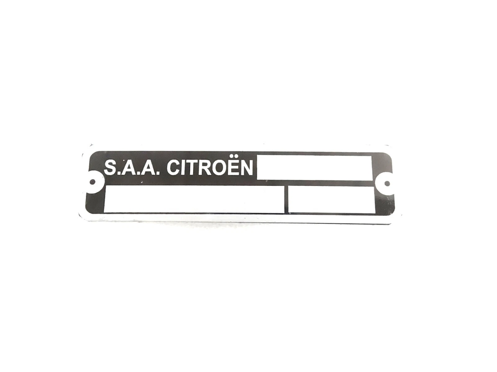 DATA PLATE FITS TO CLASSIC VINTAGE CITROEN #V432-8
