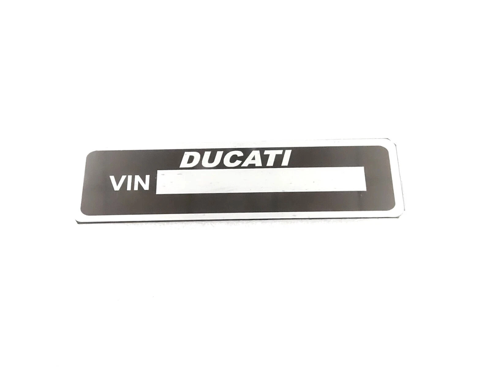 DATA PLATE BLANK FITS TO CLASSIC VINTAGE UNIVERSAL DUCATI MODELS #V447-8