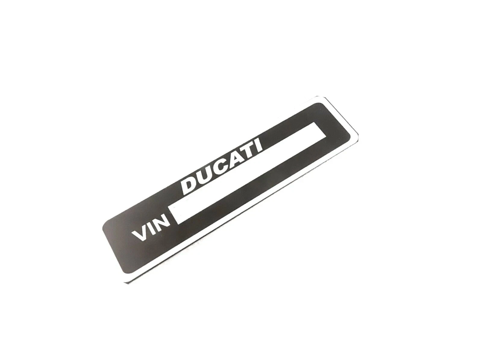 DATA PLATE BLANK FITS TO CLASSIC VINTAGE UNIVERSAL DUCATI MODELS #V447-8