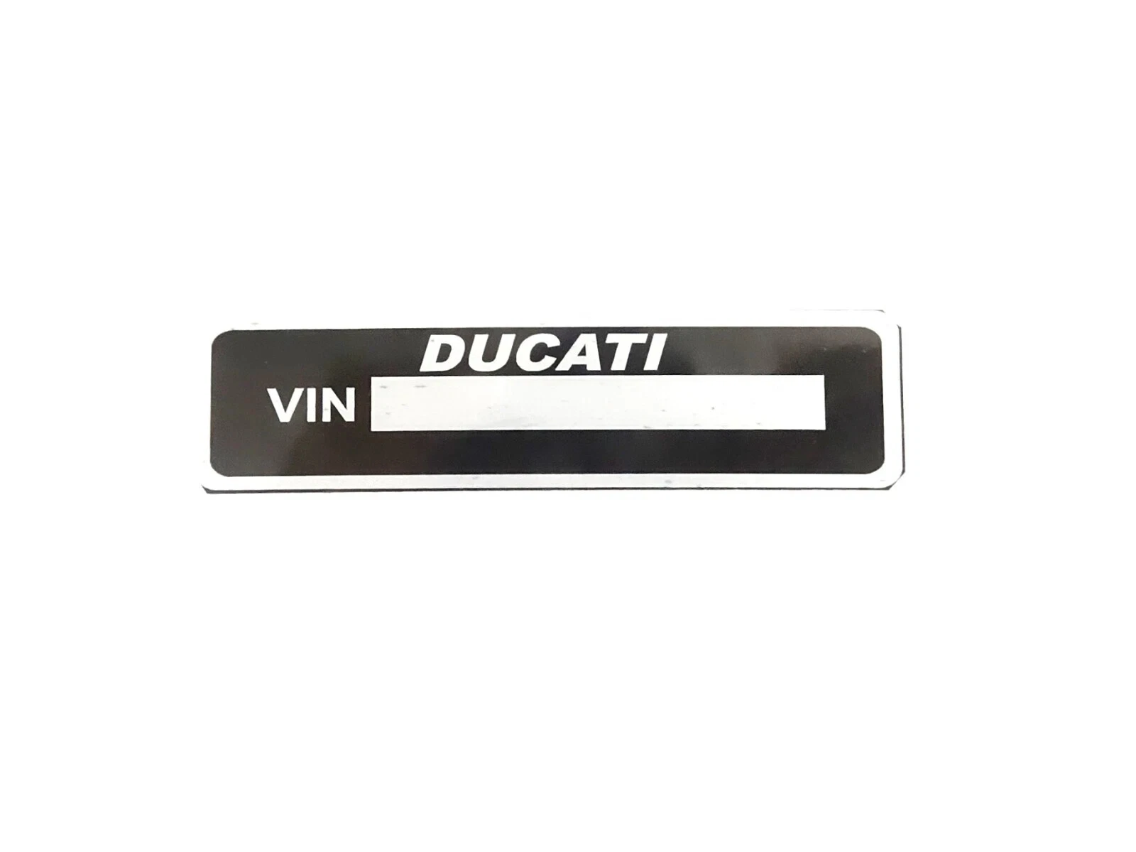 DATA PLATE BLANK FITS TO CLASSIC VINTAGE UNIVERSAL DUCATI MODELS #V447-8