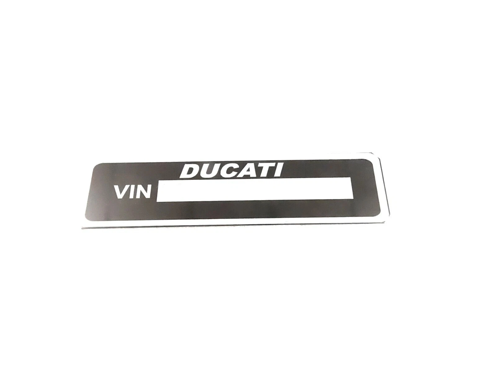 DATA PLATE BLANK FITS TO CLASSIC VINTAGE UNIVERSAL DUCATI MODELS #V447-8
