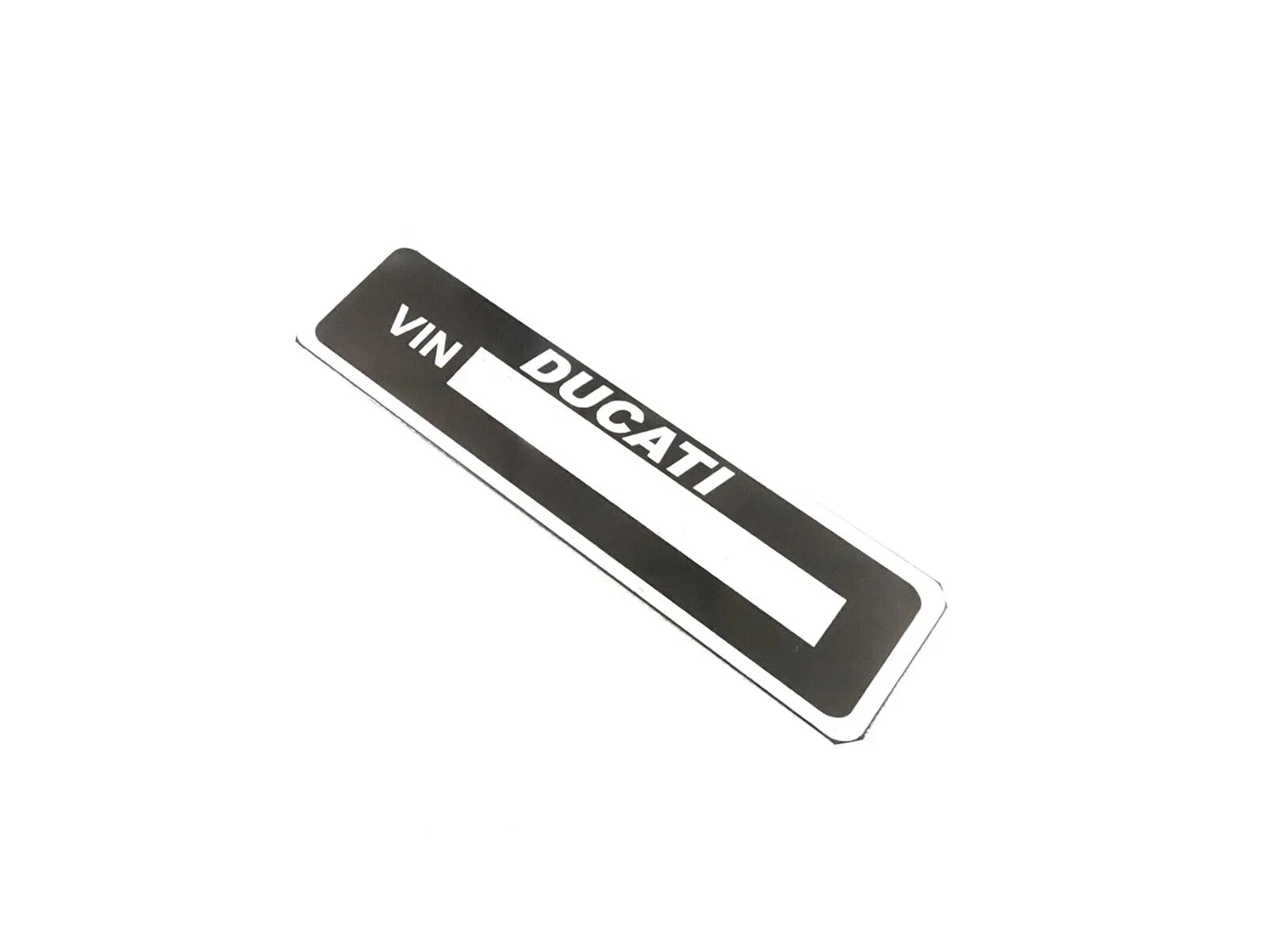 DATA PLATE BLANK FITS TO CLASSIC VINTAGE UNIVERSAL DUCATI MODELS #V447-8