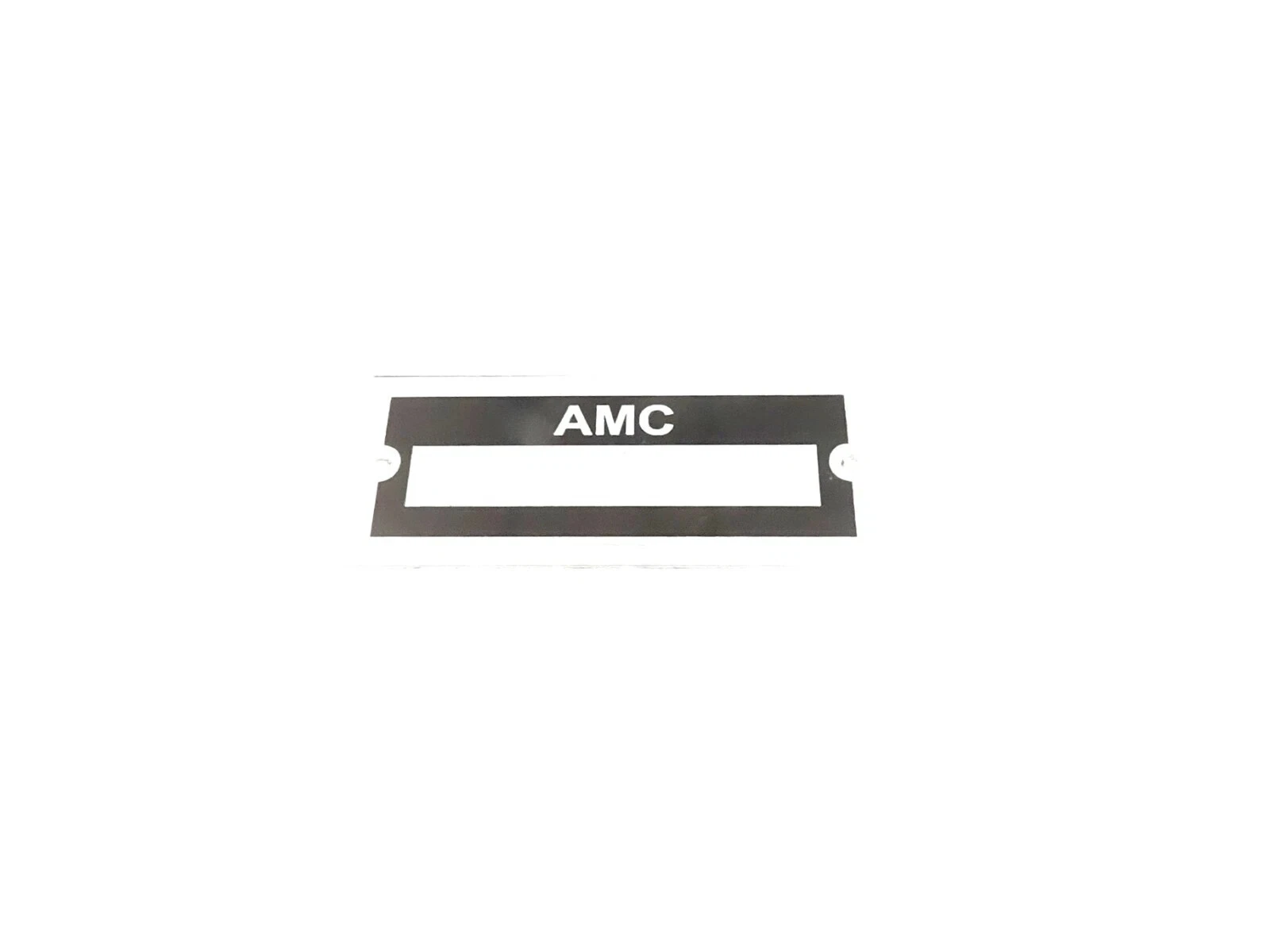 DATA PLATE BLANK FOR AMC #V455-8