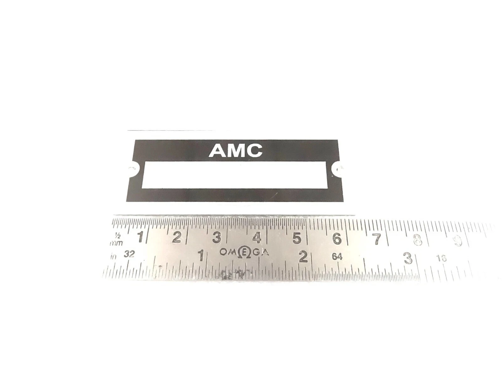 DATA PLATE BLANK FOR AMC #V455-8