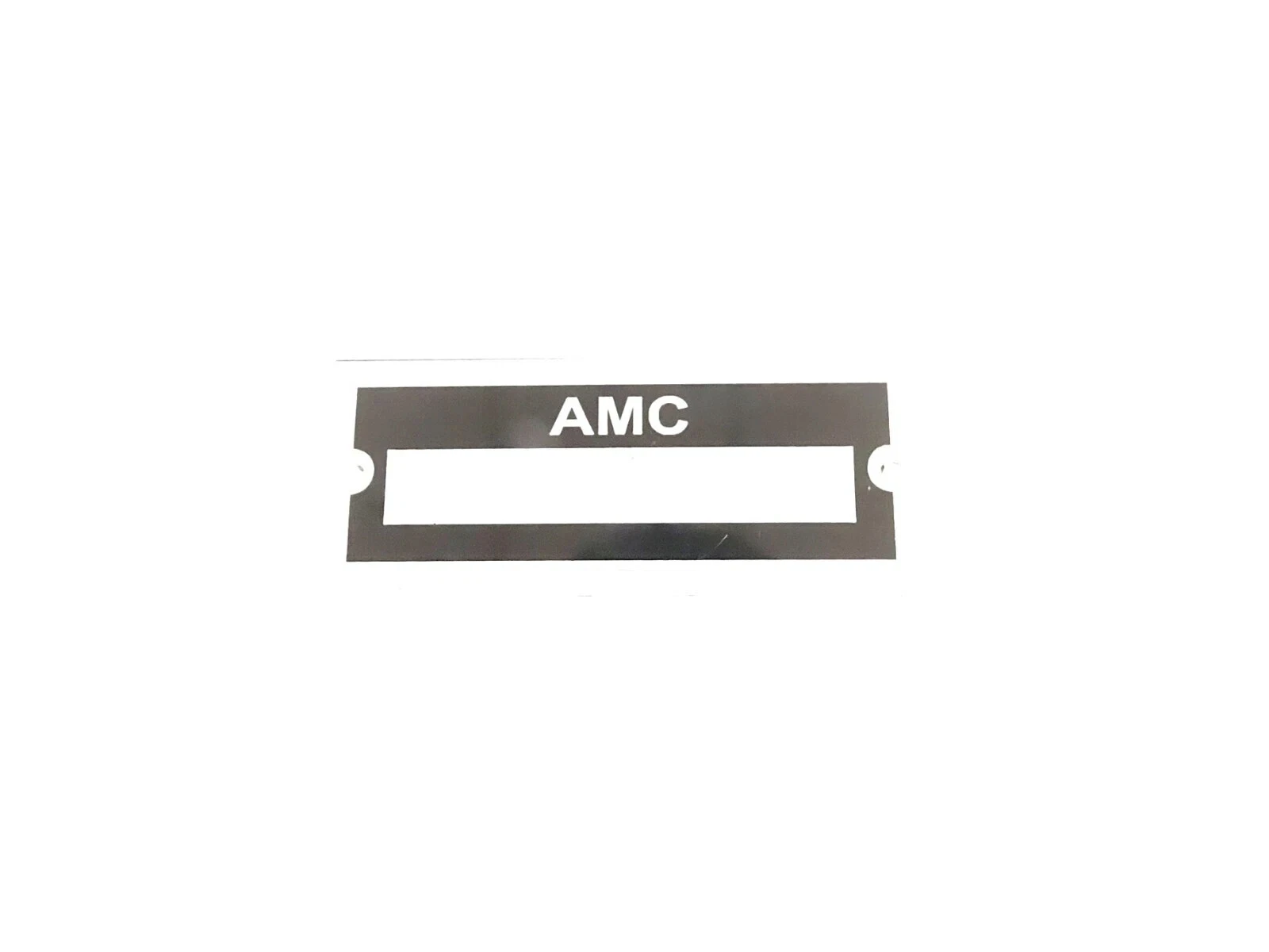 DATA PLATE BLANK FOR AMC #V455-8