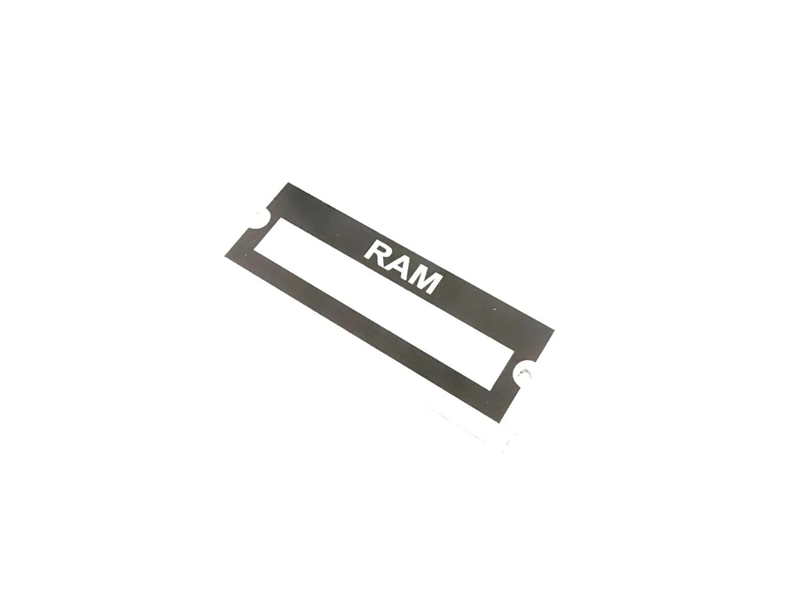 DATA PLATE BLANK FOR RAM #V456-8