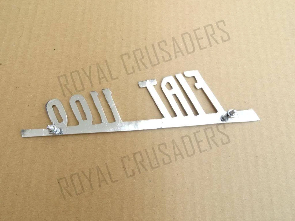 NEW FIAT 1100 CHROME BADGE