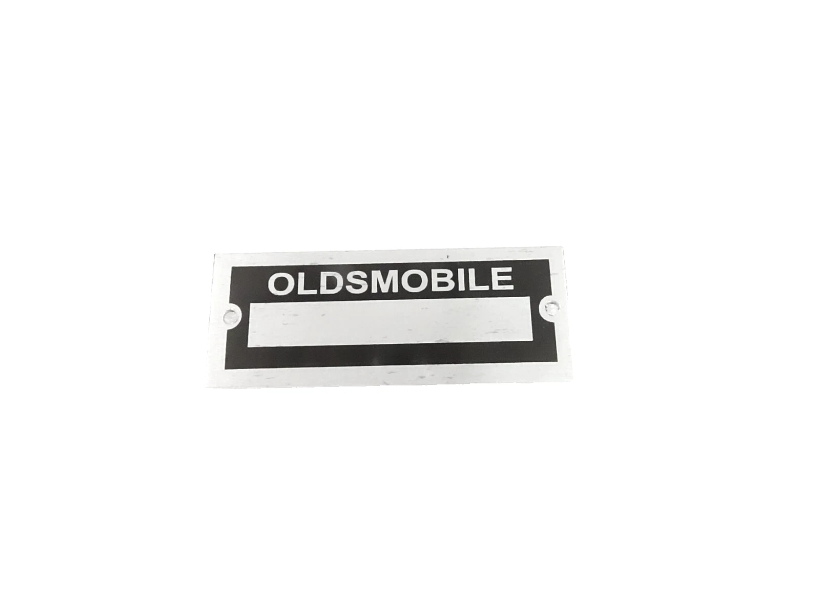 DATA PLATE BLANK FOR VINTAGE CLASSIC OLDSMOBILE #V460-8