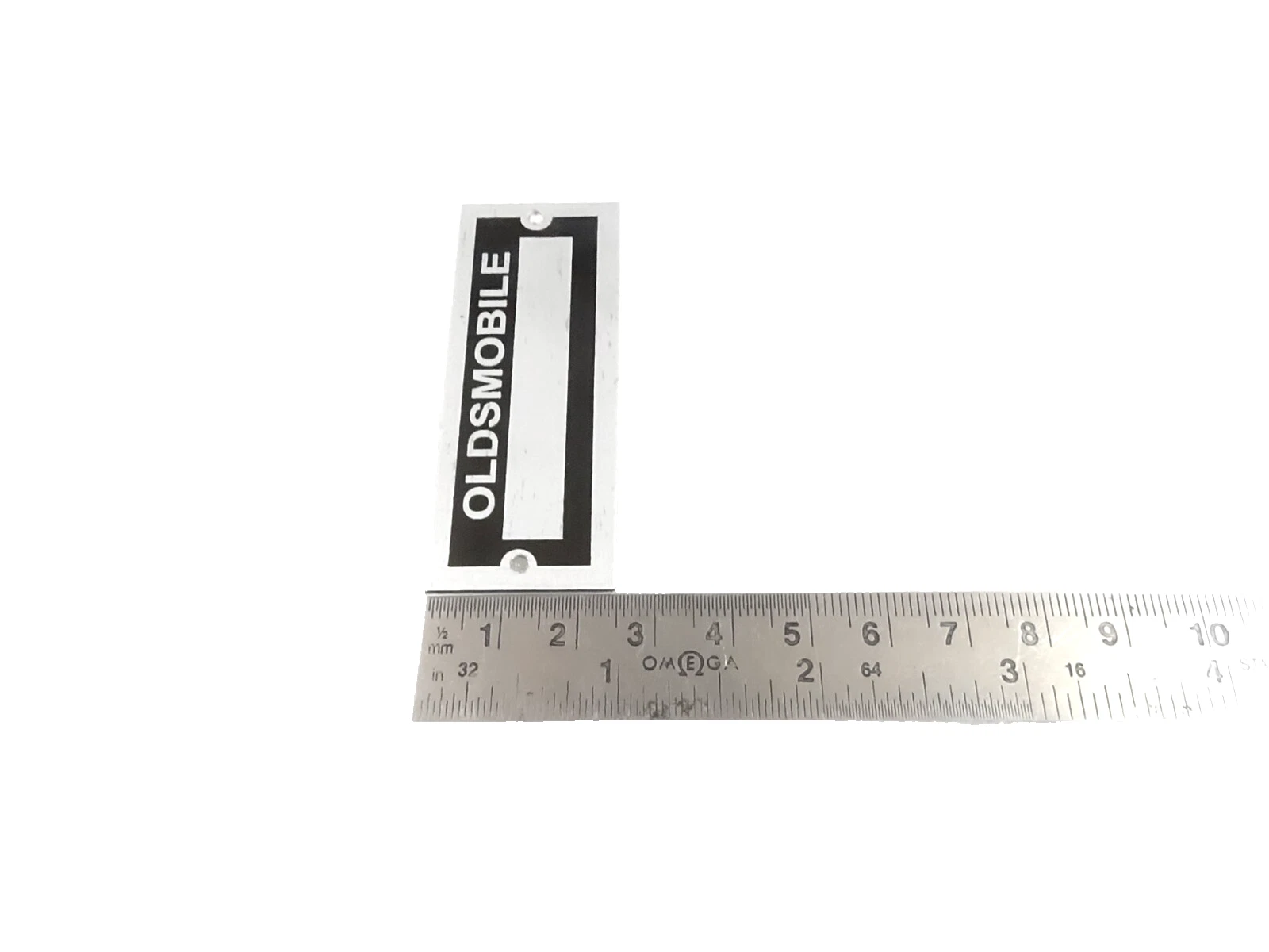 DATA PLATE BLANK FOR VINTAGE CLASSIC OLDSMOBILE #V460-8