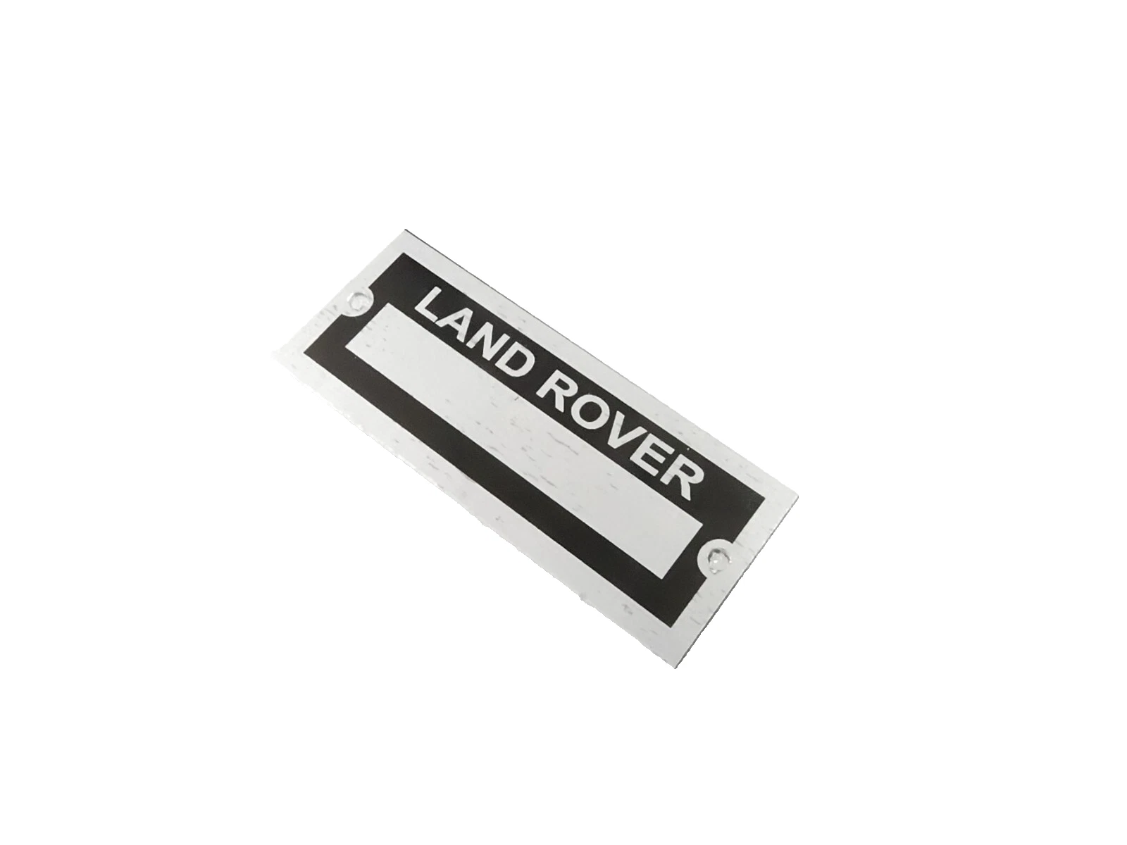 DATA PLATE BLANK FOR VINTAGE CLASSIC LAND ROVER #V462-8