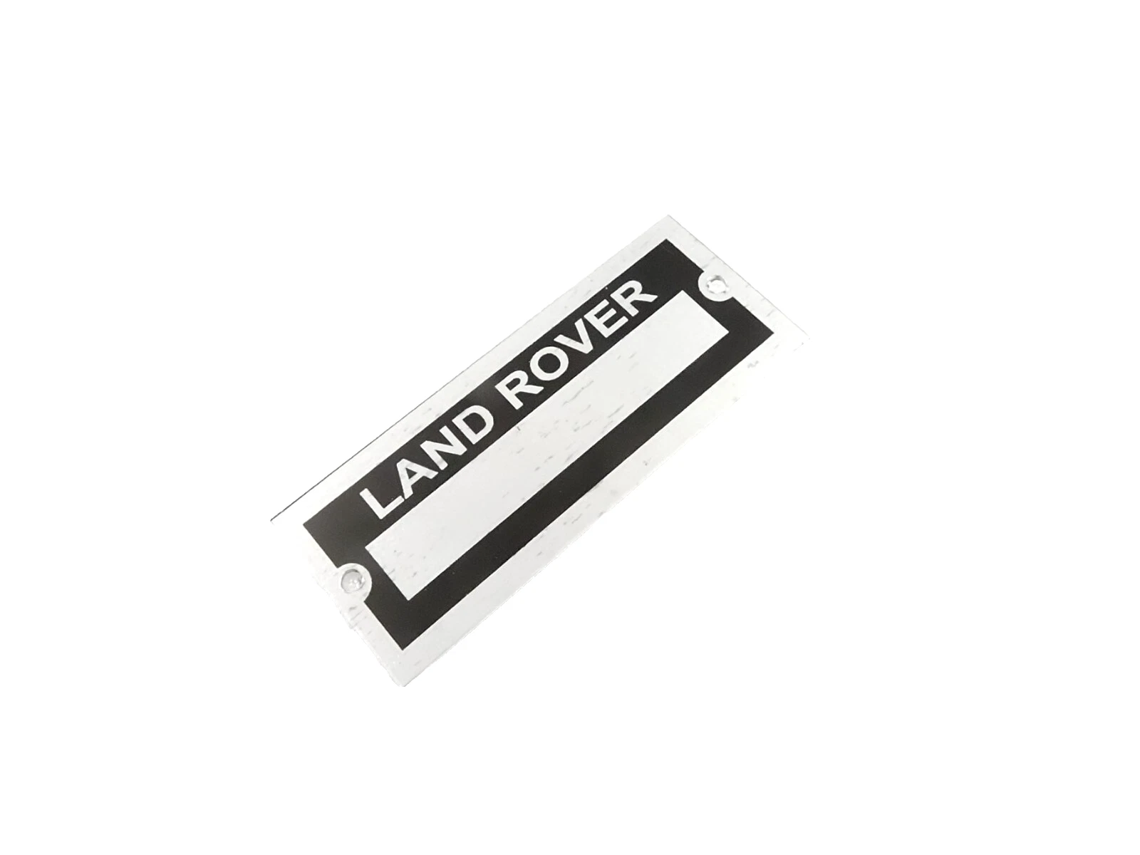 DATA PLATE BLANK FOR VINTAGE CLASSIC LAND ROVER #V462-8