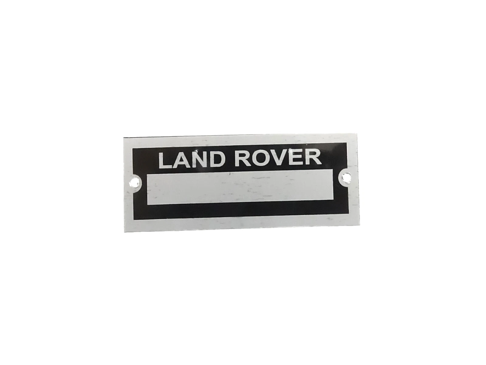DATA PLATE BLANK FOR VINTAGE CLASSIC LAND ROVER #V462-8