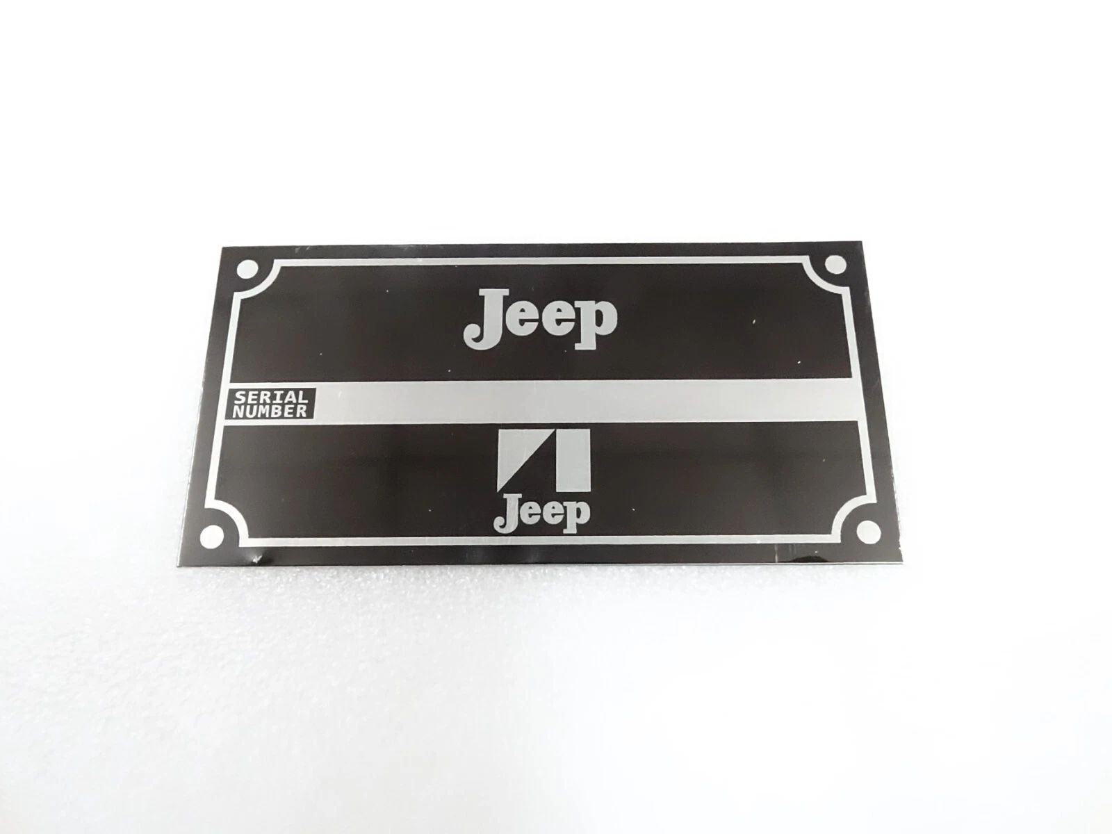 DATA PLATE FOR VINTAGE JEEP AMERICAN MOTORS 1970-87 #V291-8