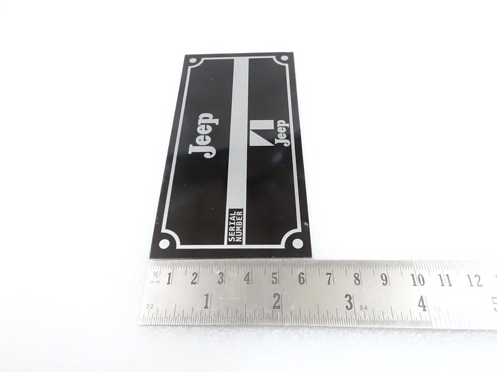 DATA PLATE FOR VINTAGE JEEP AMERICAN MOTORS 1970-87 #V291-8