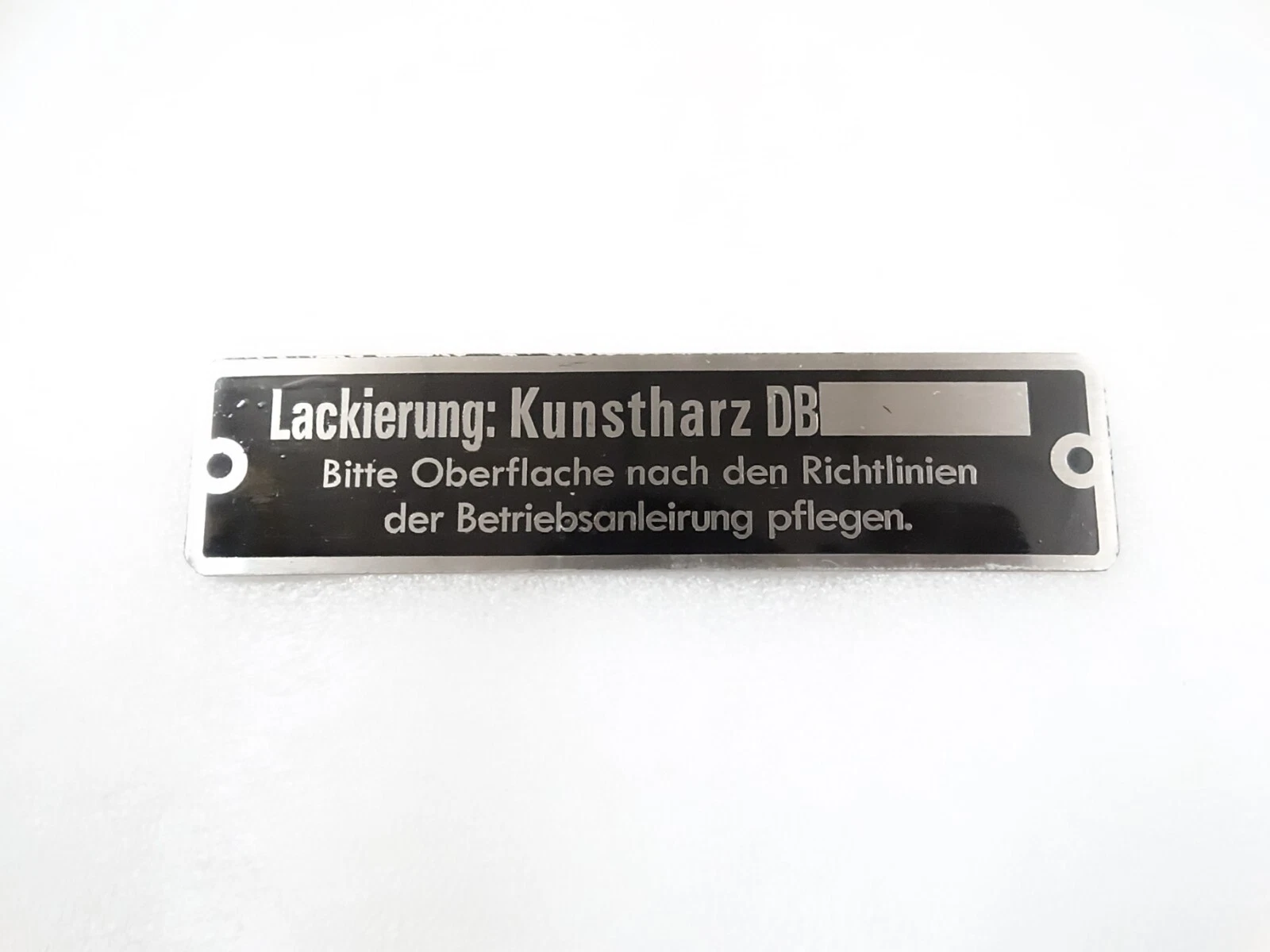 Data Plates Mercedes Cars Metal Black 3 Units Fit For Mercedes Benz #23D18