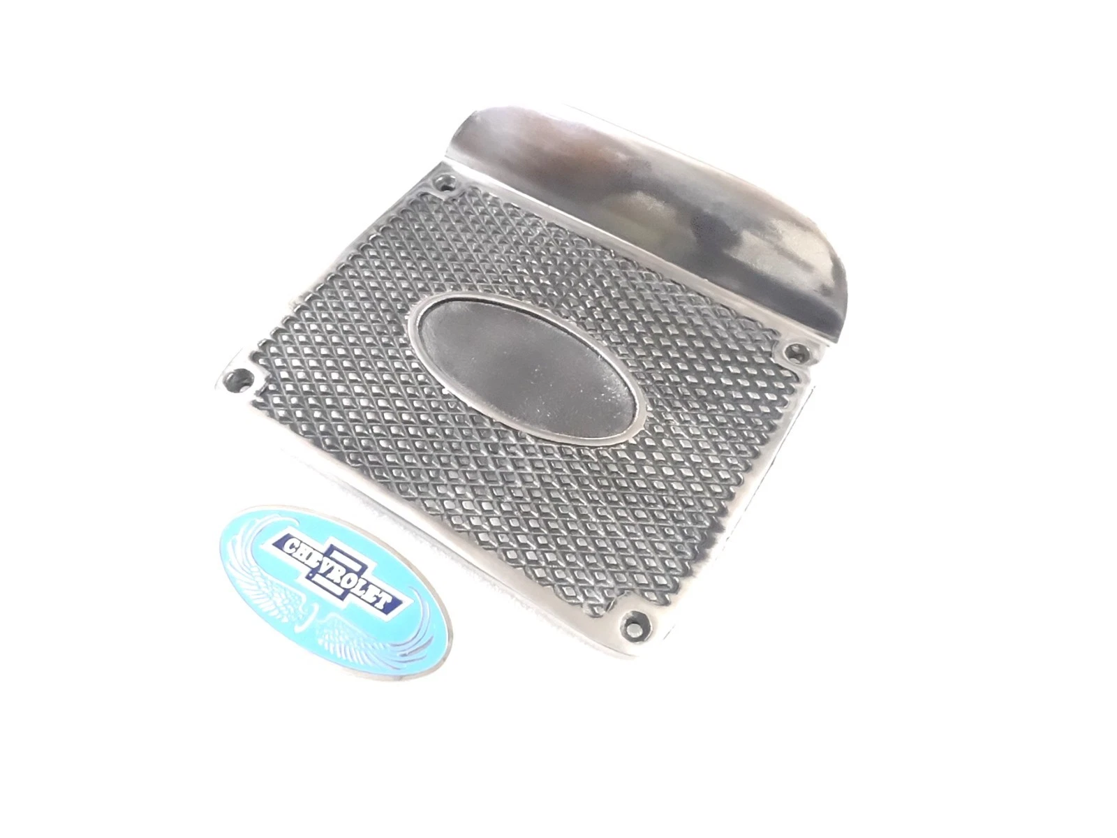 For Early Chevy Car Running Board Foot Step Plates Alloy Metal #V485-8