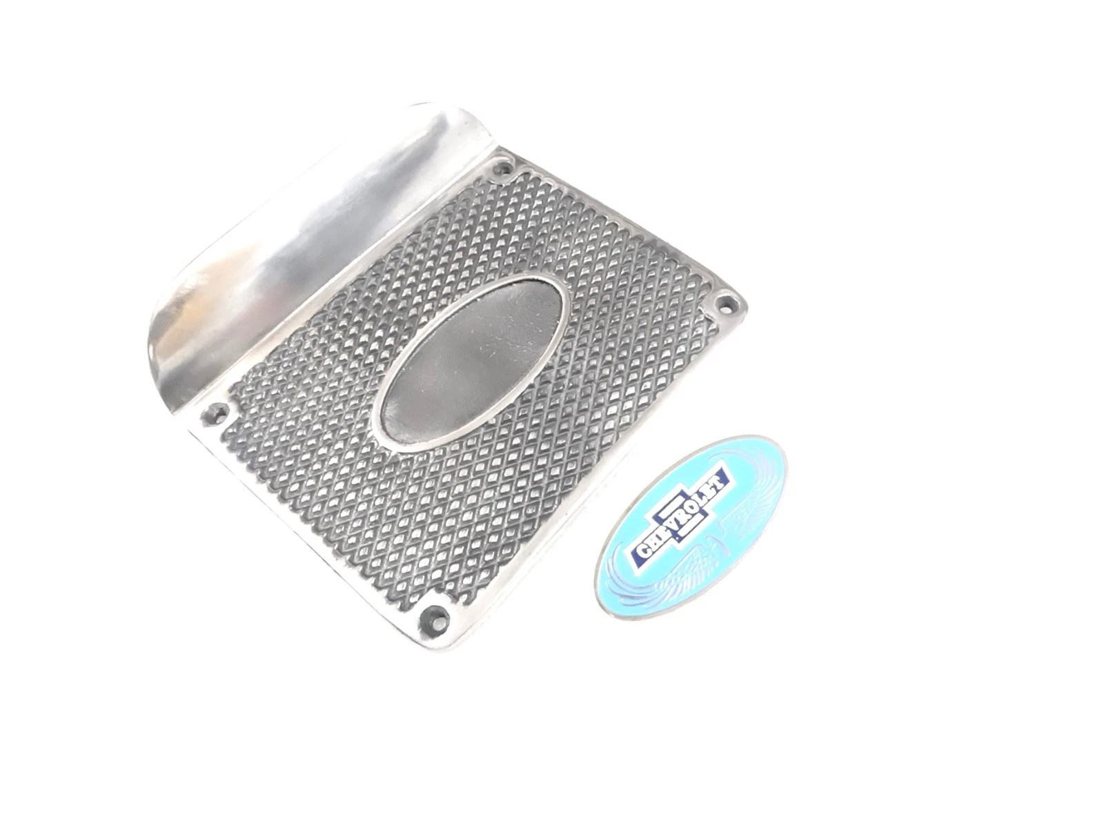 For Early Chevy Car Running Board Foot Step Plates Alloy Metal #V485-8