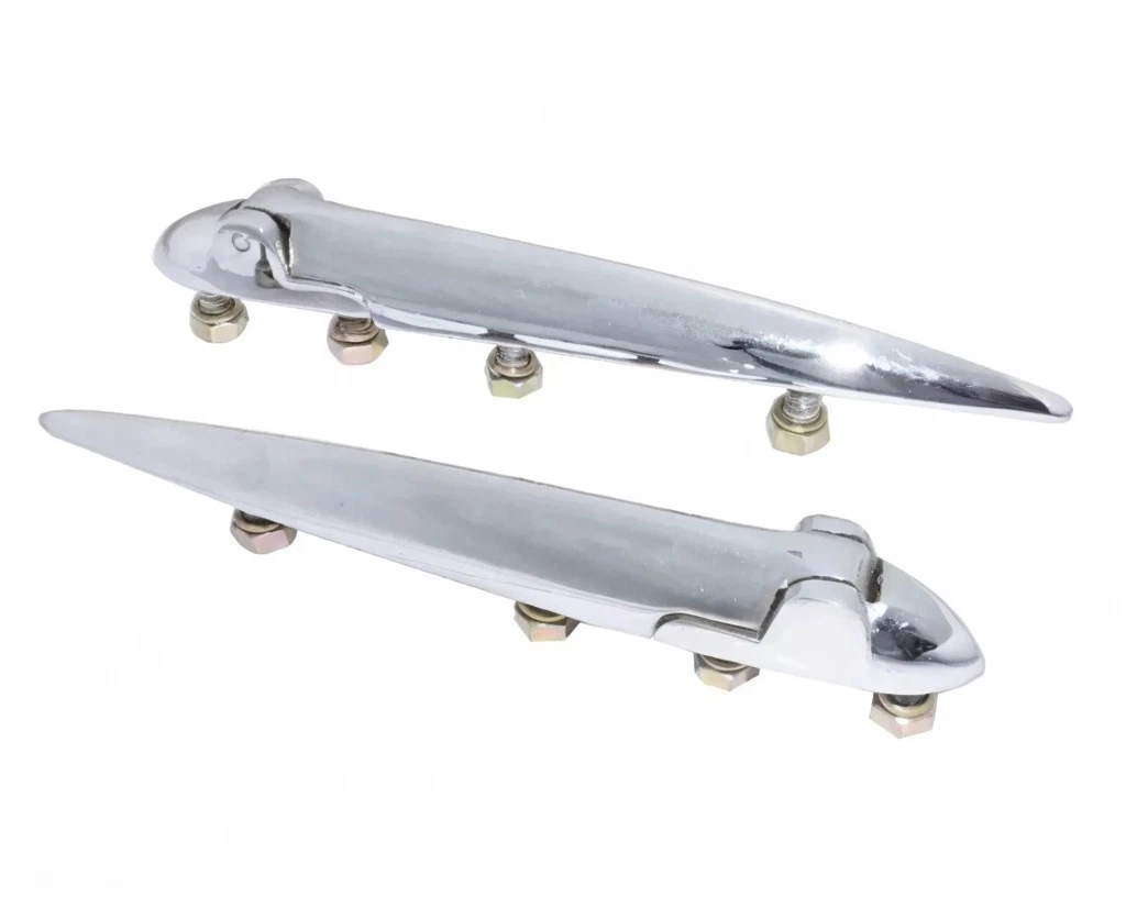 OEM Quality Bonnet Hood Hinges Set Chrome Plated 9" For vintage Car #G618