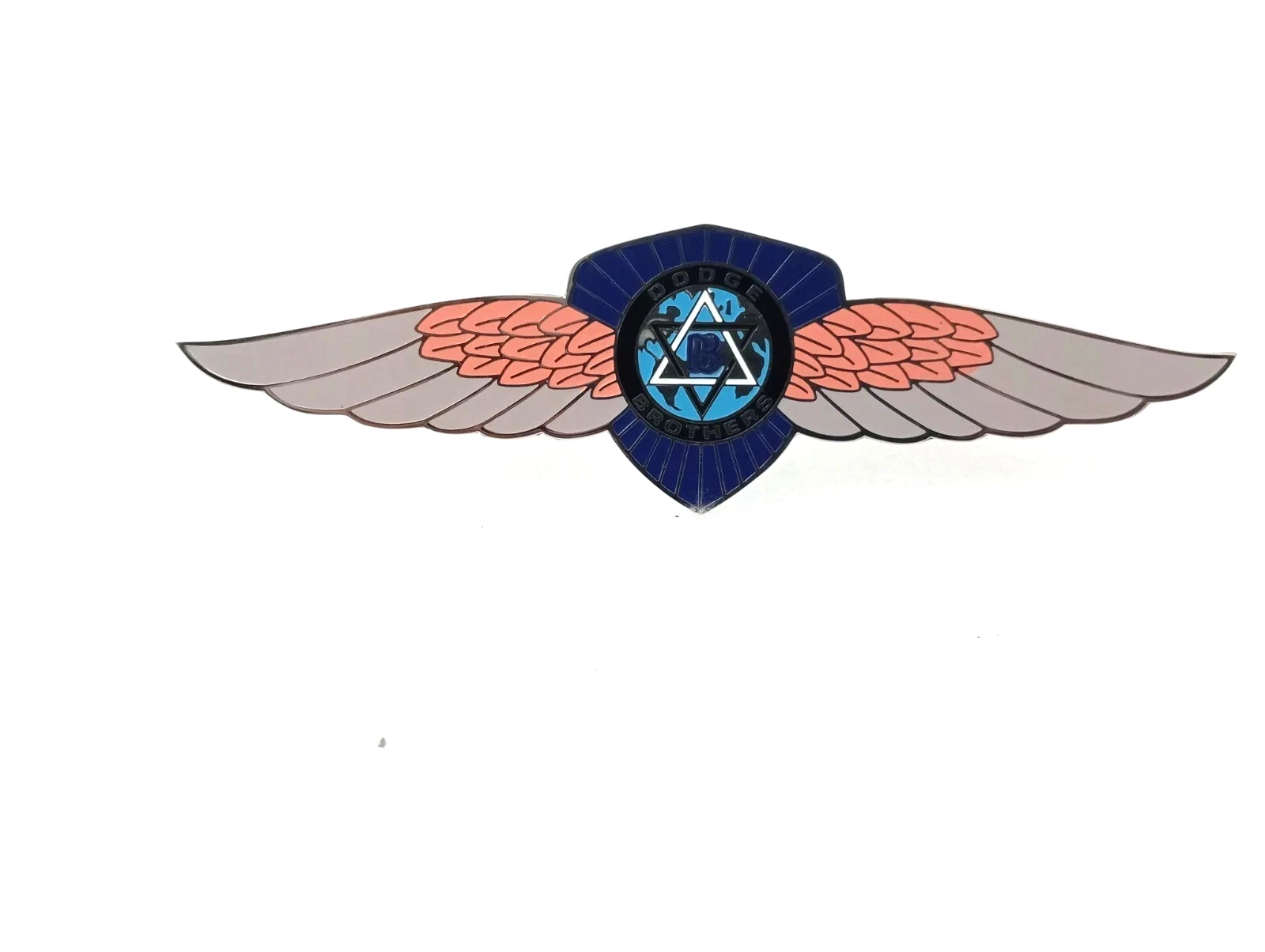 FRONT GRILL RADIATOR WINGED BADGE EMBLEM FITS VINTAGE DODGE BROTHERS