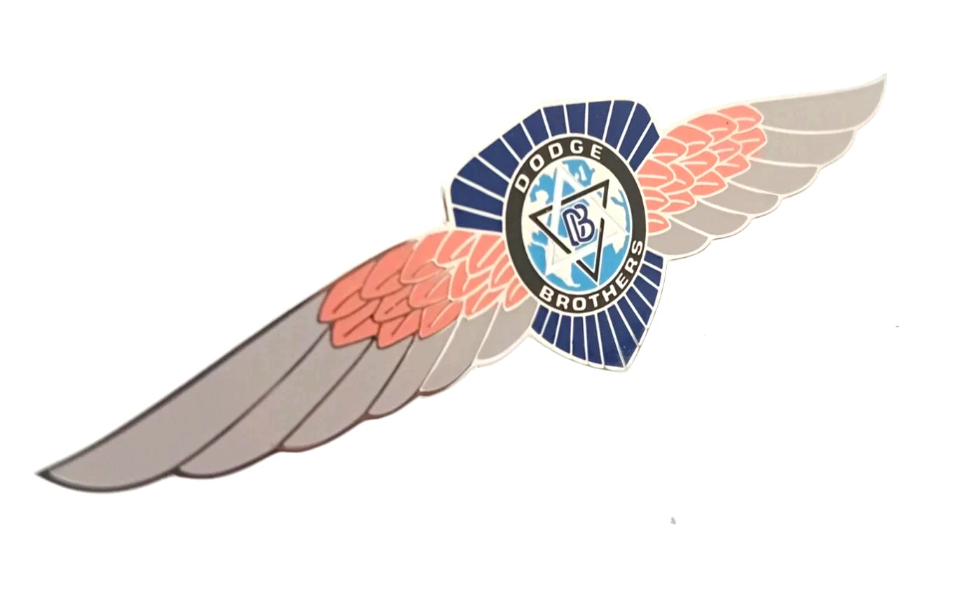FRONT GRILL RADIATOR WINGED BADGE EMBLEM FITS VINTAGE DODGE BROTHERS