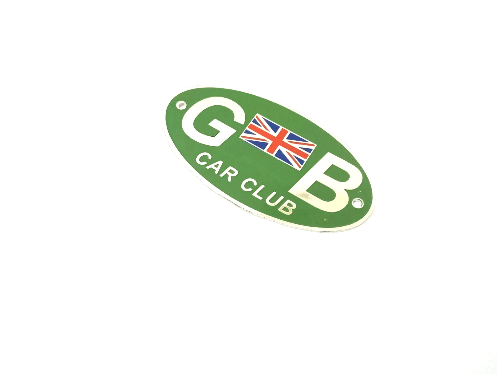 Flag Front Hood Bonnet Badge (Metal) FITS Vintage Car "GB" Great Britain