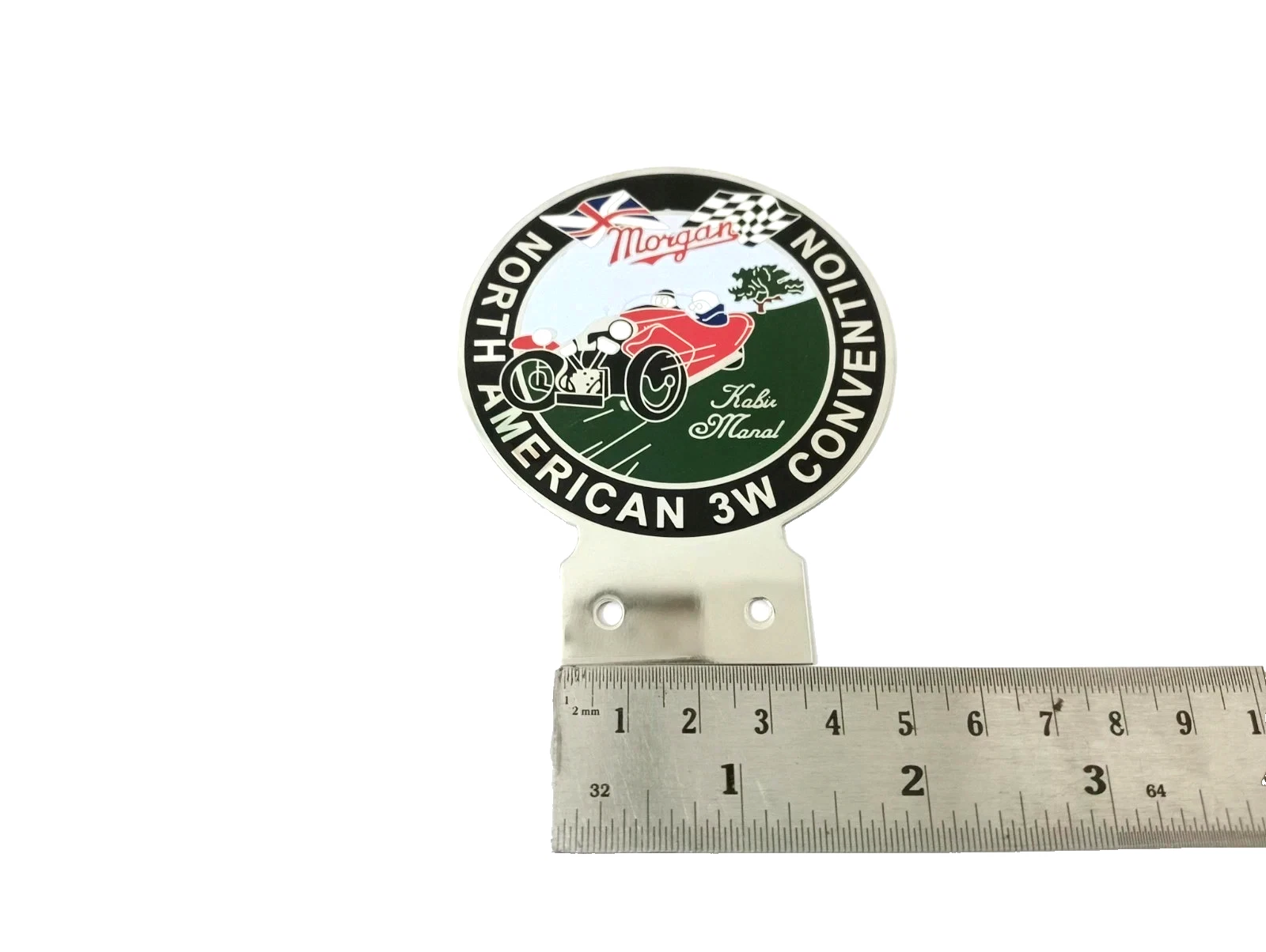 RADIATOR FRONT GRILL BADGE EMBLEM FITS VINTAGE MORGAN CAR