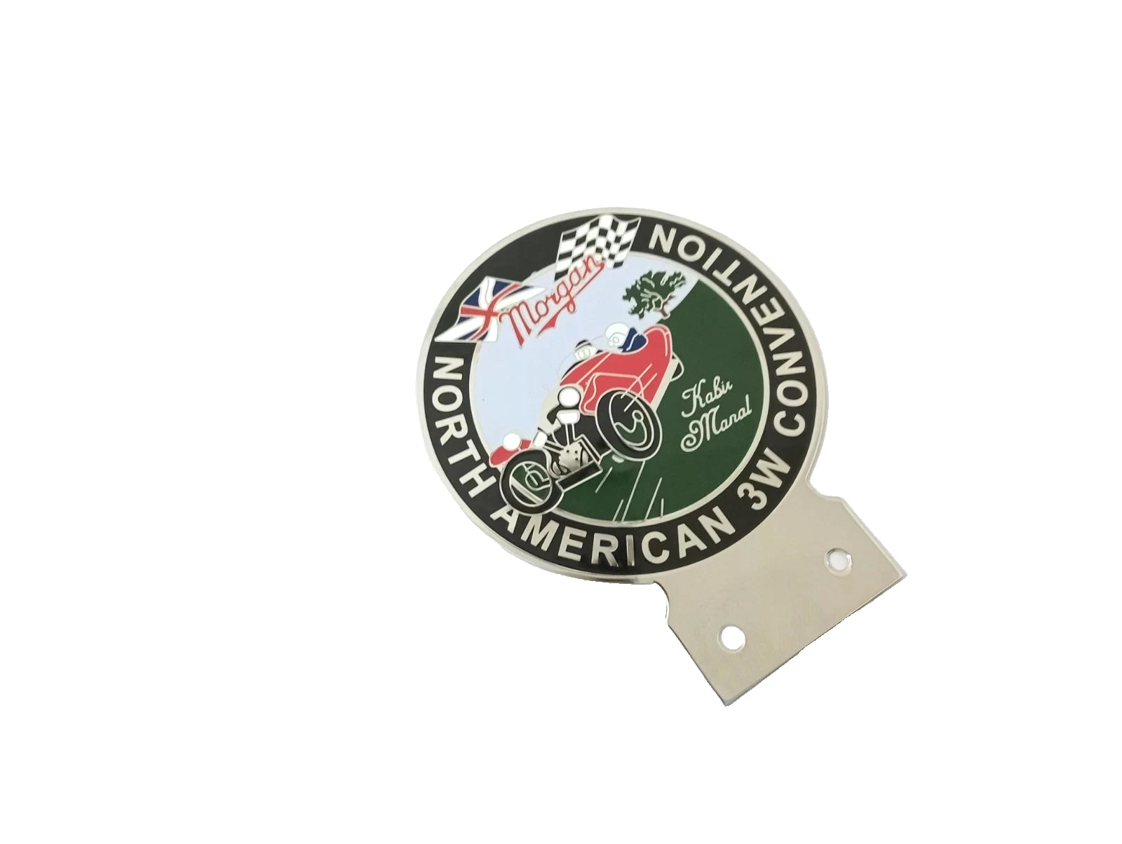 RADIATOR FRONT GRILL BADGE EMBLEM FITS VINTAGE MORGAN CAR