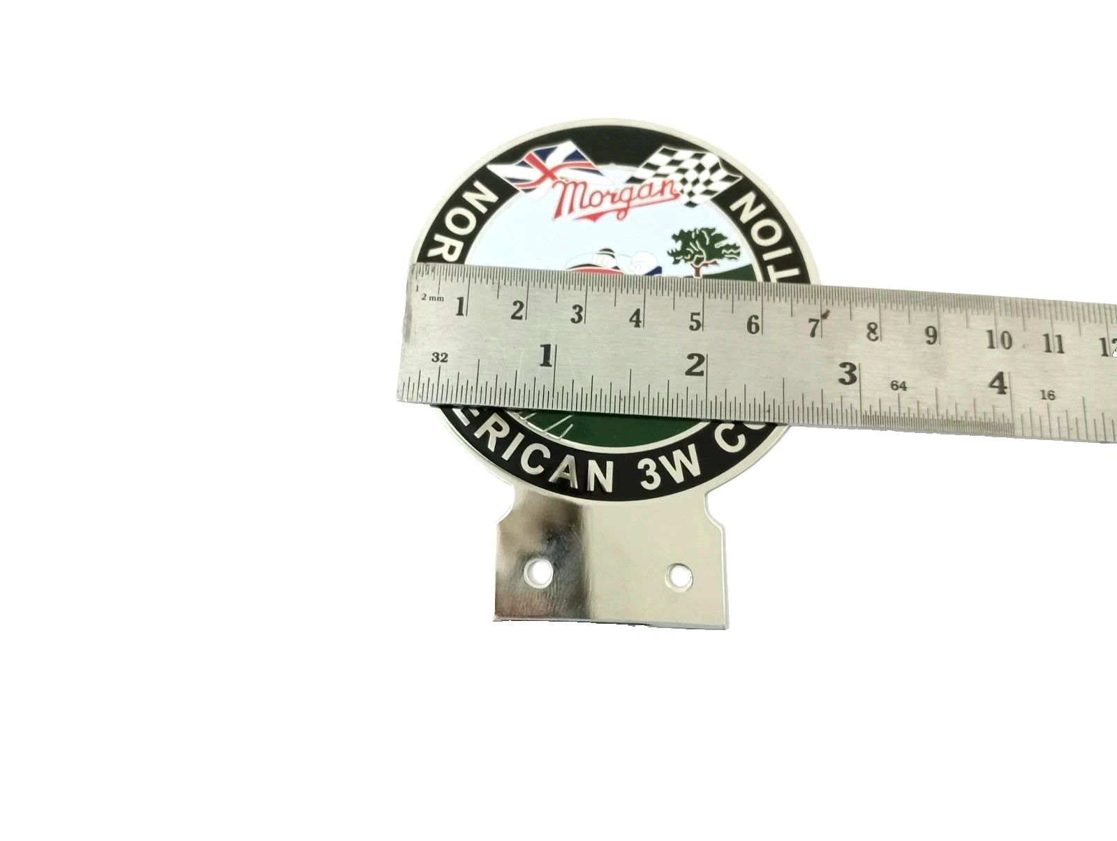 RADIATOR FRONT GRILL BADGE EMBLEM FITS VINTAGE MORGAN CAR