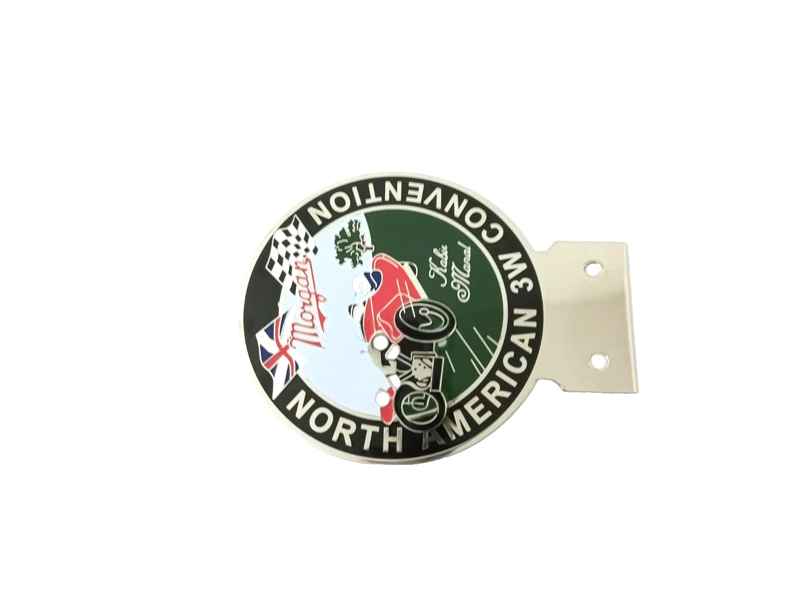 RADIATOR FRONT GRILL BADGE EMBLEM FITS VINTAGE MORGAN CAR