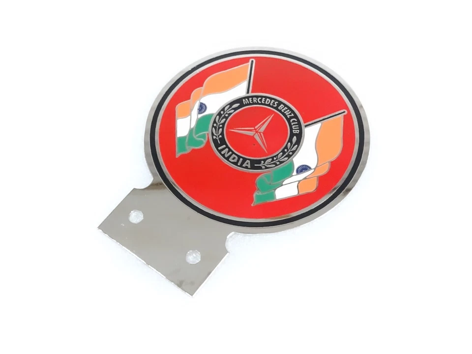 New Classic Vintage Mercedes Benz Club India Front Bonnet Badge /Decal #16A29