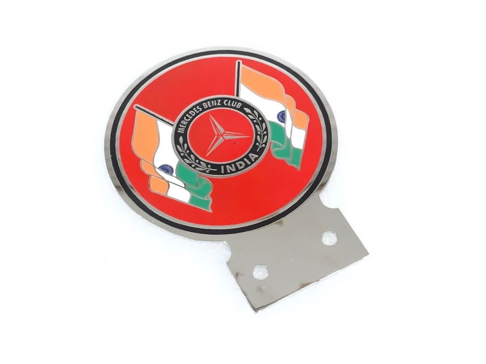 New Classic Vintage Mercedes Benz Club India Front Bonnet Badge /Decal #16A29