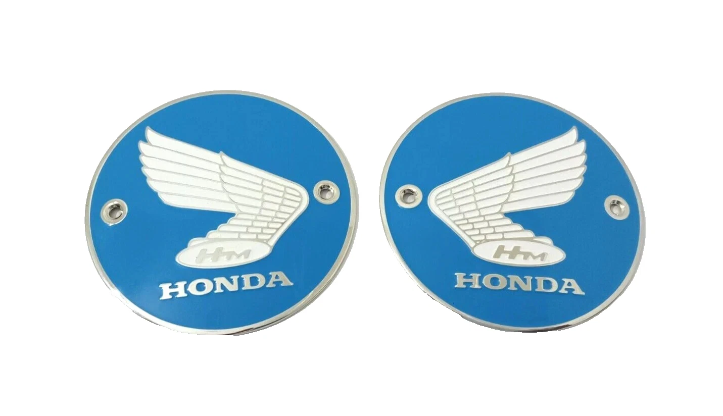Brass BLUE BADGES FOR HONDA TANK CL160 CB160 CA72 CB72 CA77 CL77 CL72 CB77 CB72