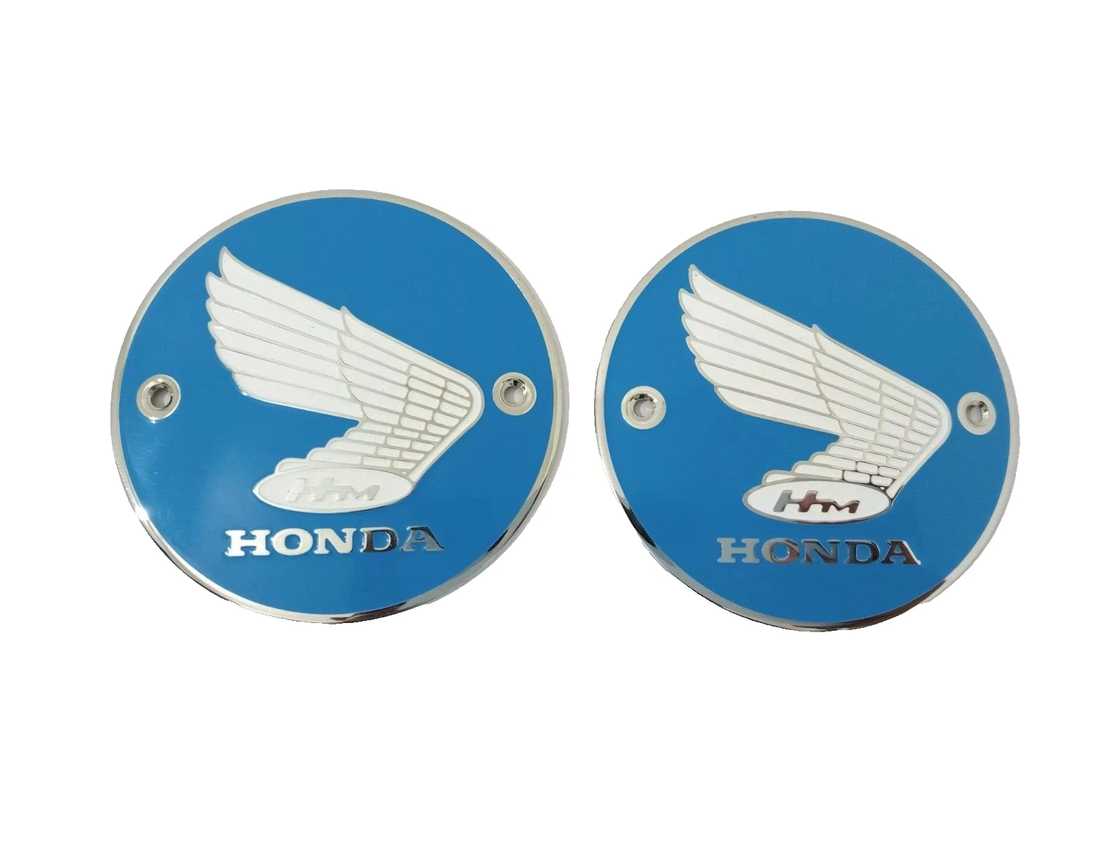 Brass BLUE BADGES FOR HONDA TANK CL160 CB160 CA72 CB72 CA77 CL77 CL72 CB77 CB72