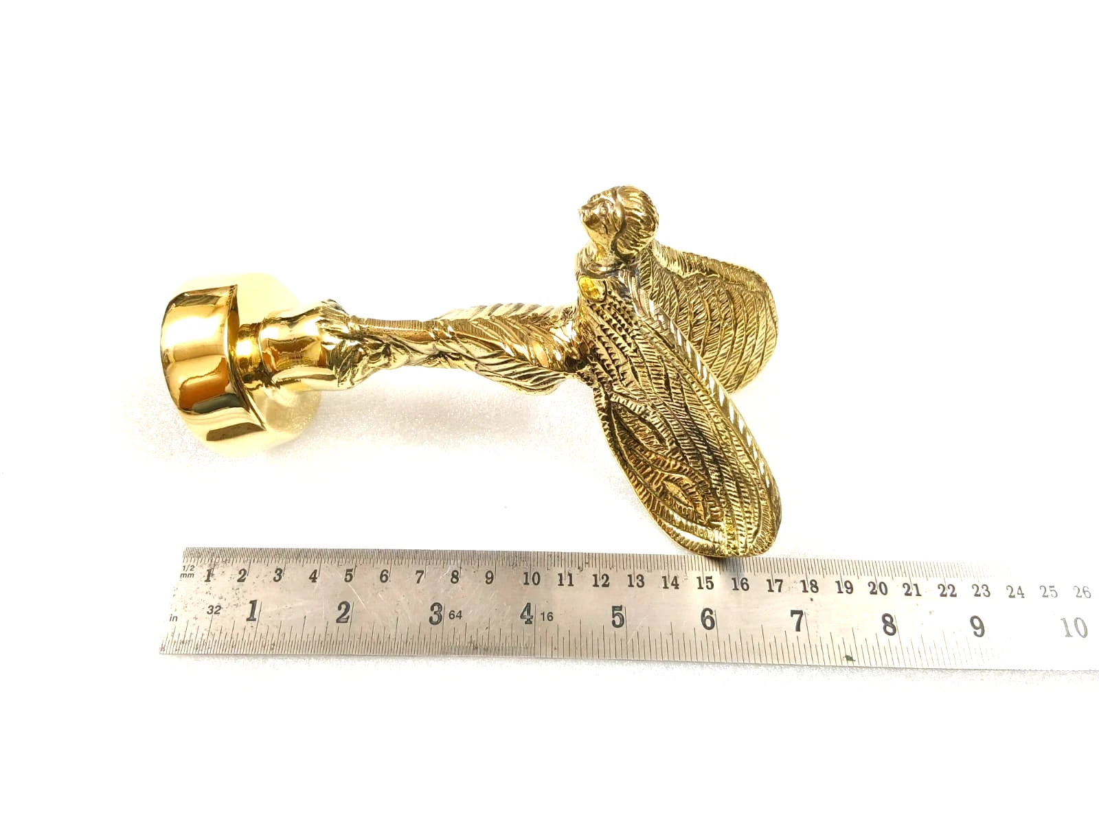 BRASS Spirit of Ecstasy BADGE FITS ROLLS ROYCE Phantom car Bonnet Mascot REPLICA
