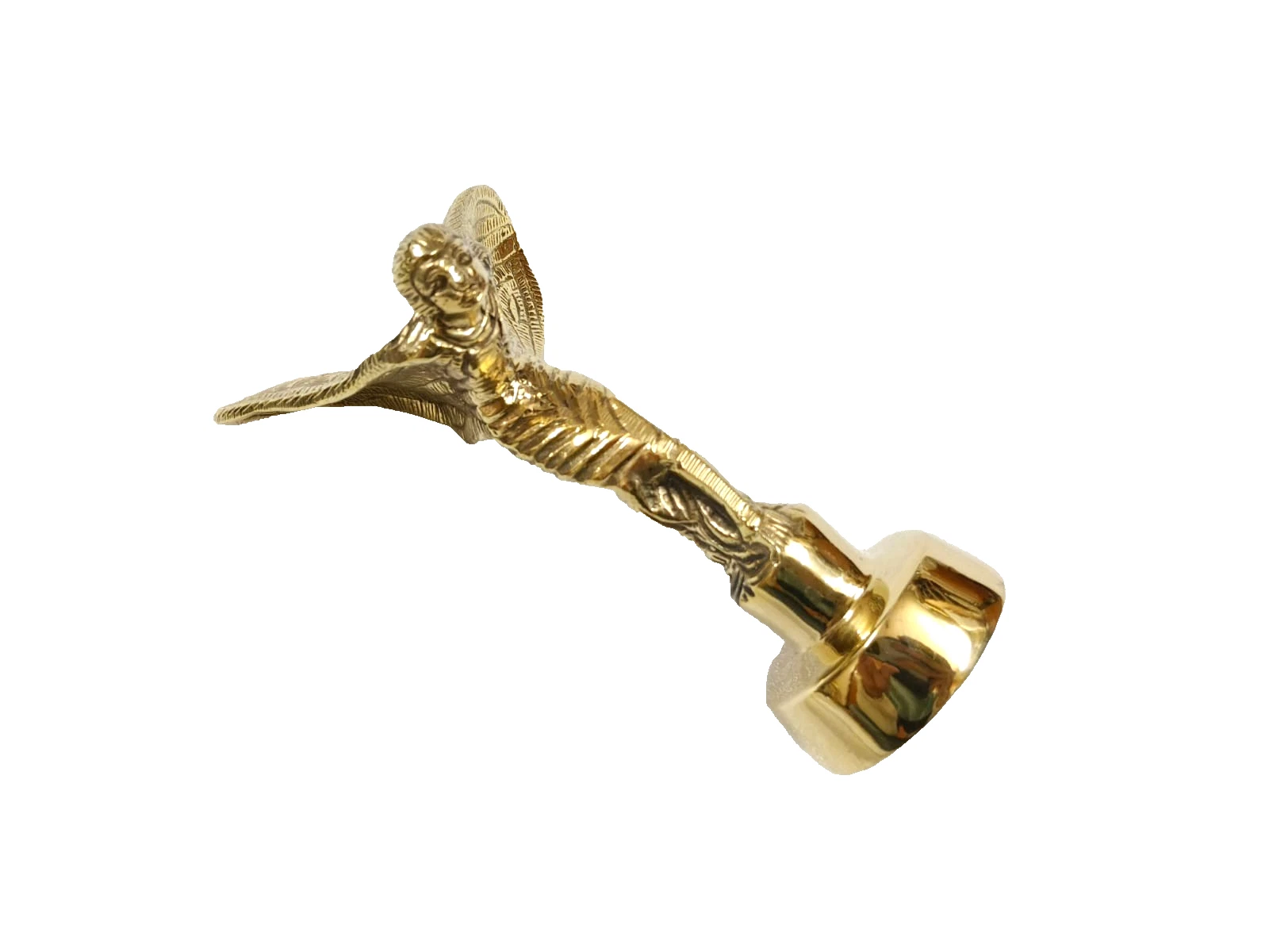 BRASS Spirit of Ecstasy BADGE FITS ROLLS ROYCE Phantom car Bonnet Mascot REPLICA