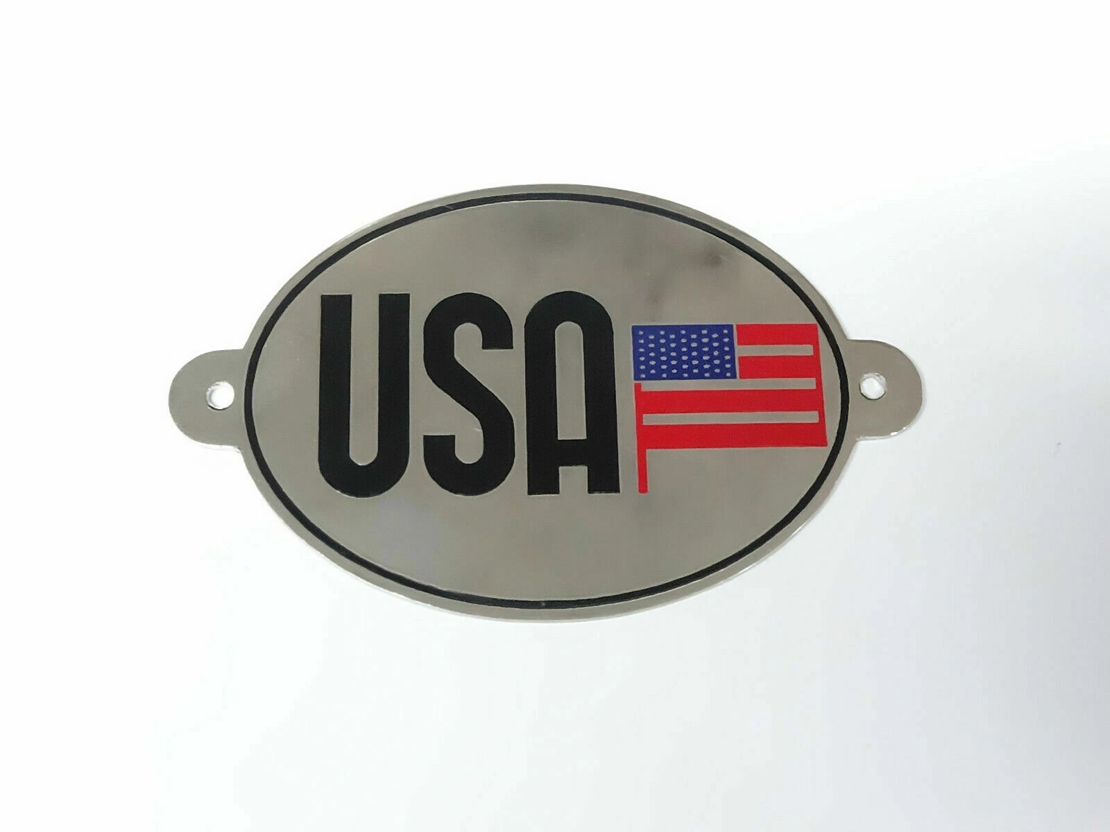 Vintage Car "USA" Front/Side Hood Bonnet Badge Emblem Decal