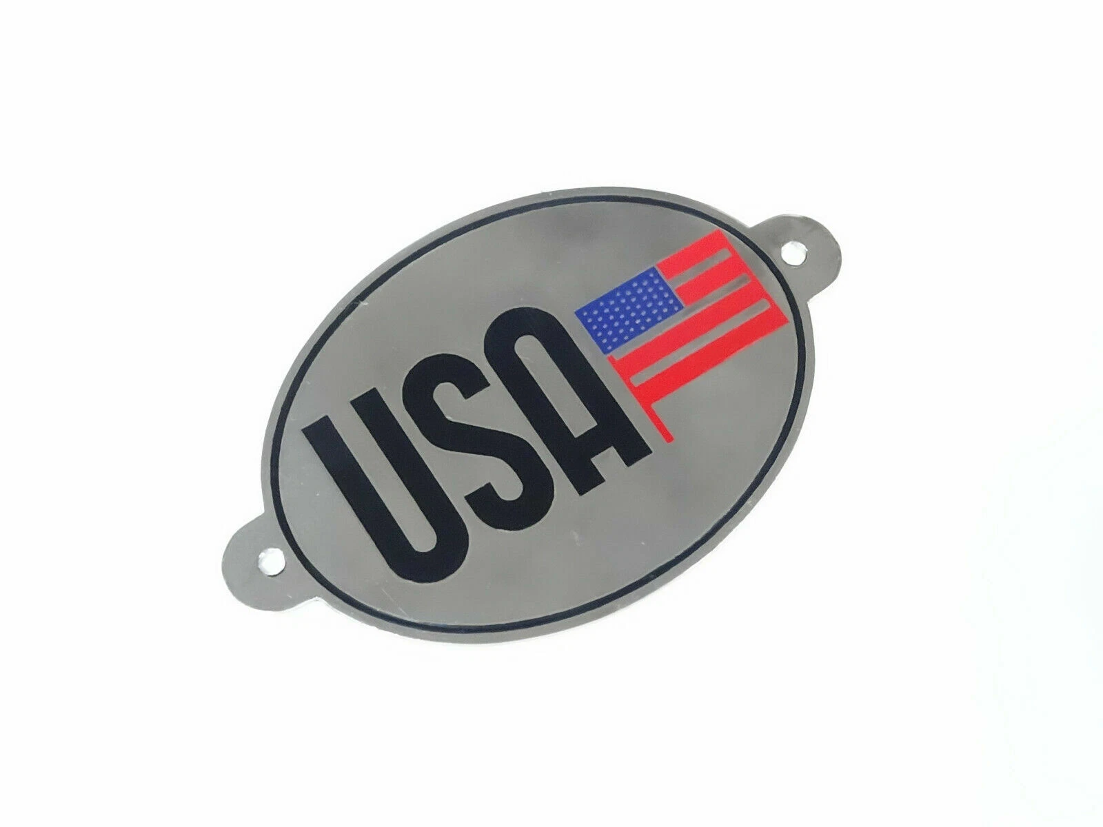 Vintage Car "USA" Front/Side Hood Bonnet Badge Emblem Decal