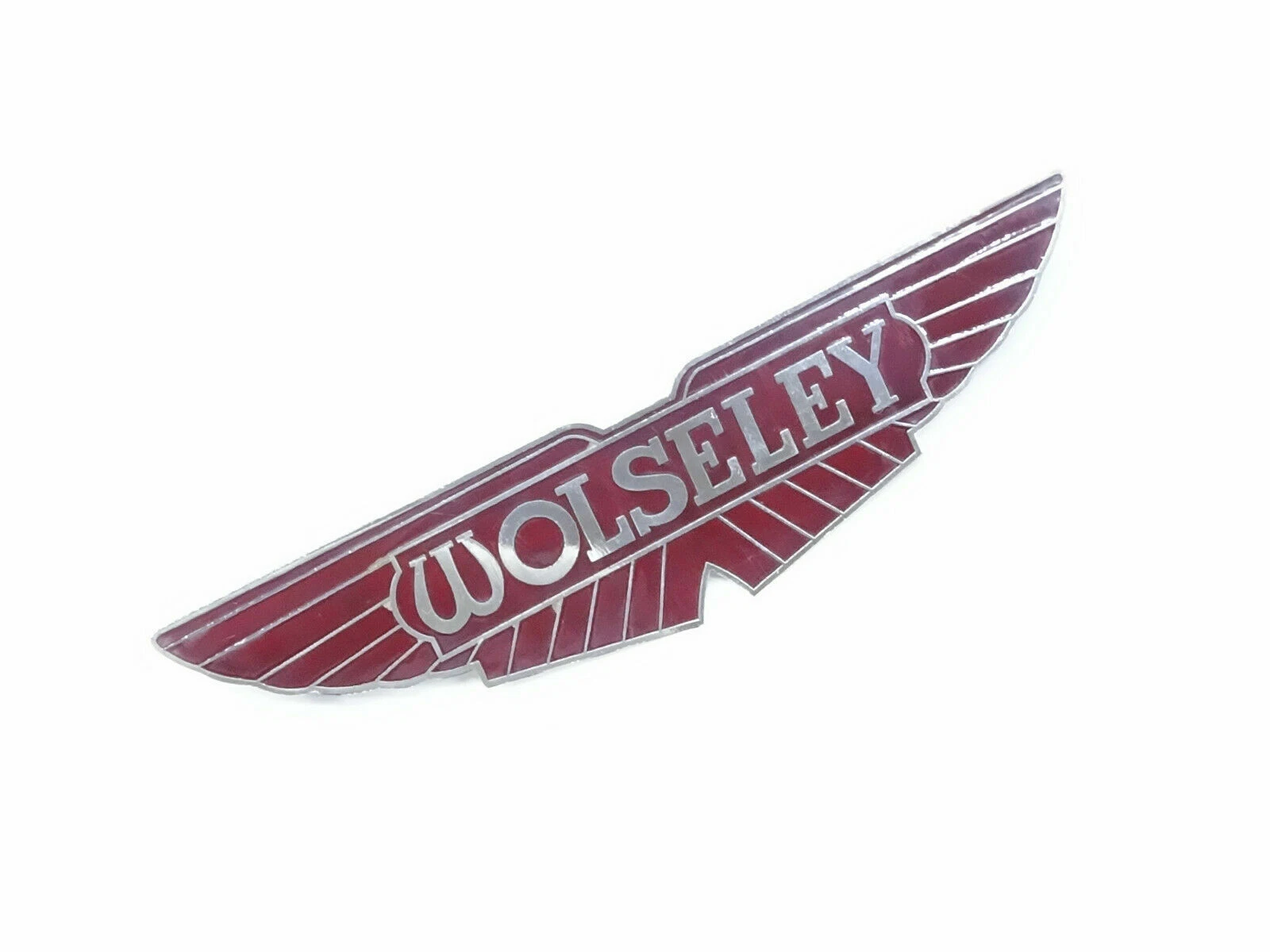 Vintage Car Wolseley Red Cherry Badge Decal Emblem
