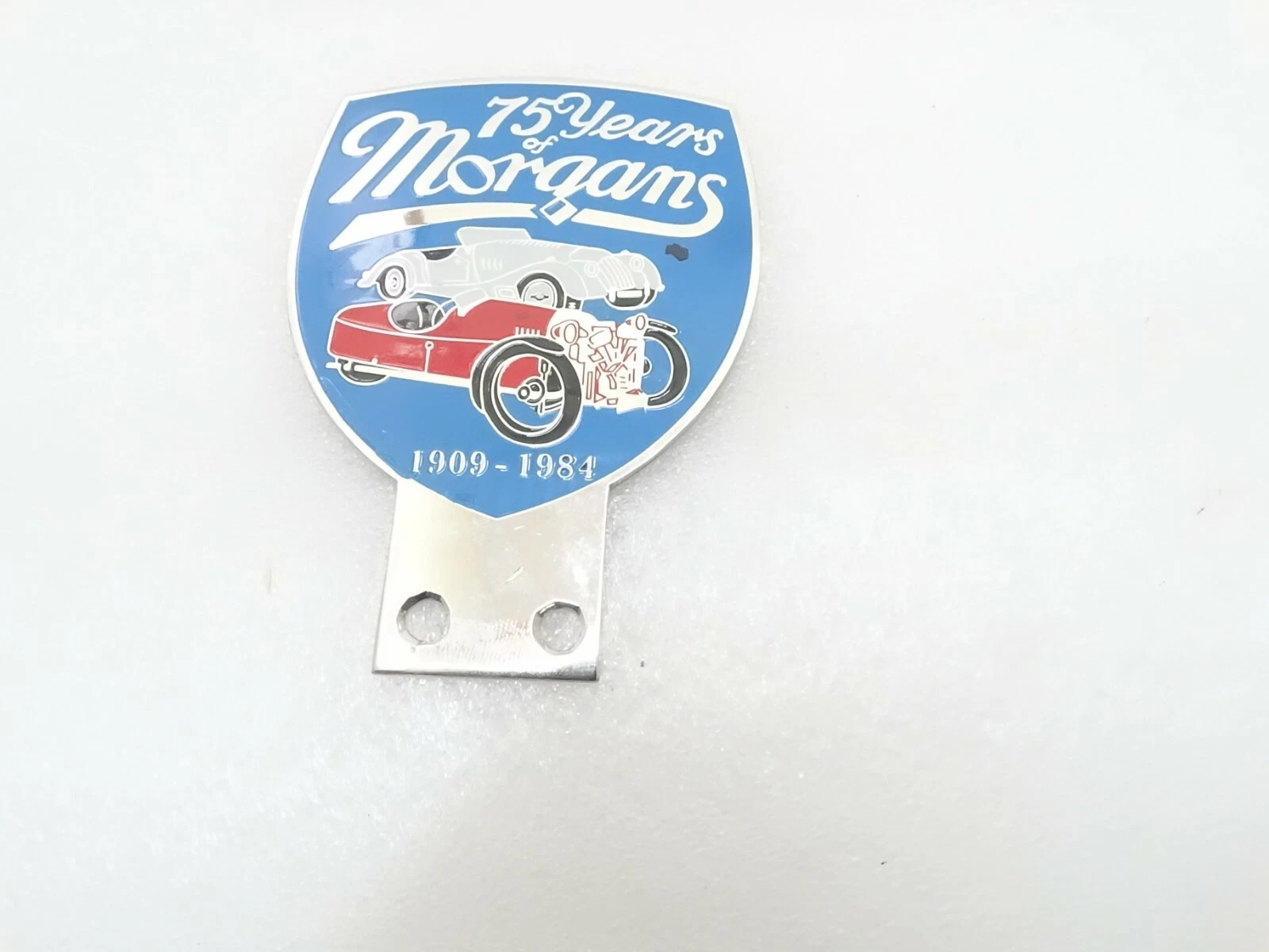 Vintage Morgan Car 75 Year Celebration Badge/Logo/Emblem